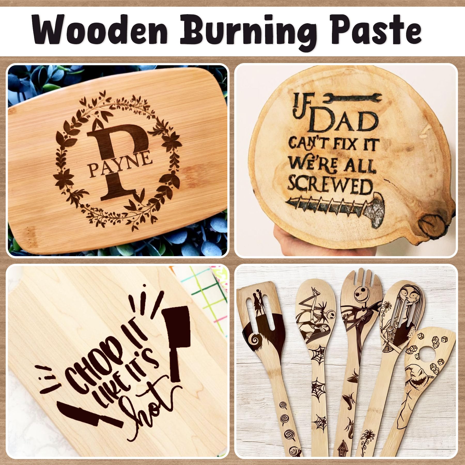 150g de gel de quema de madera para activar el calor y marcar pasta, crear arte mágico en pocos minutos, para pintura y bricolaje