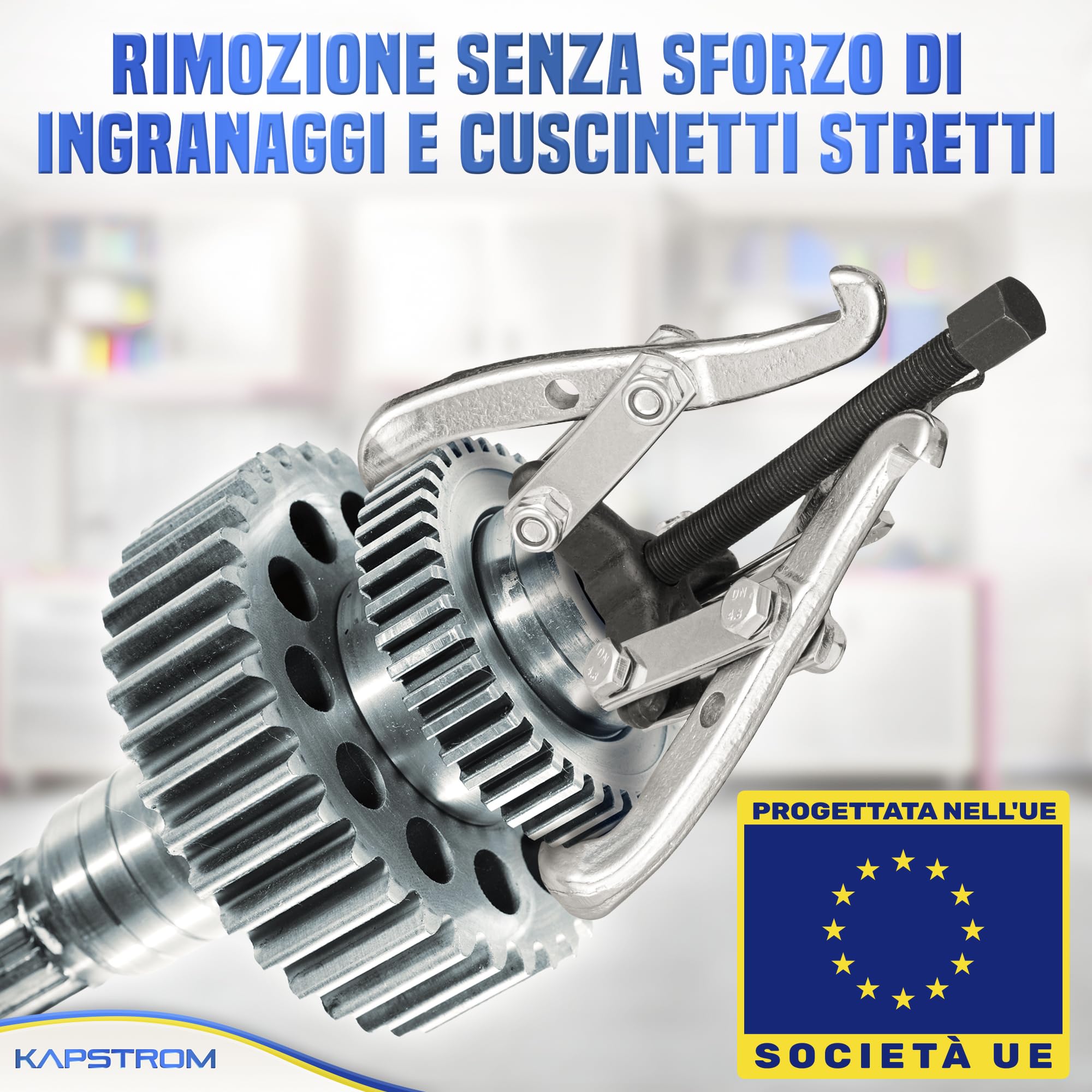 Set Di Estrattori Per Cuscinetti A 3 Ganasce, Pratico, Per