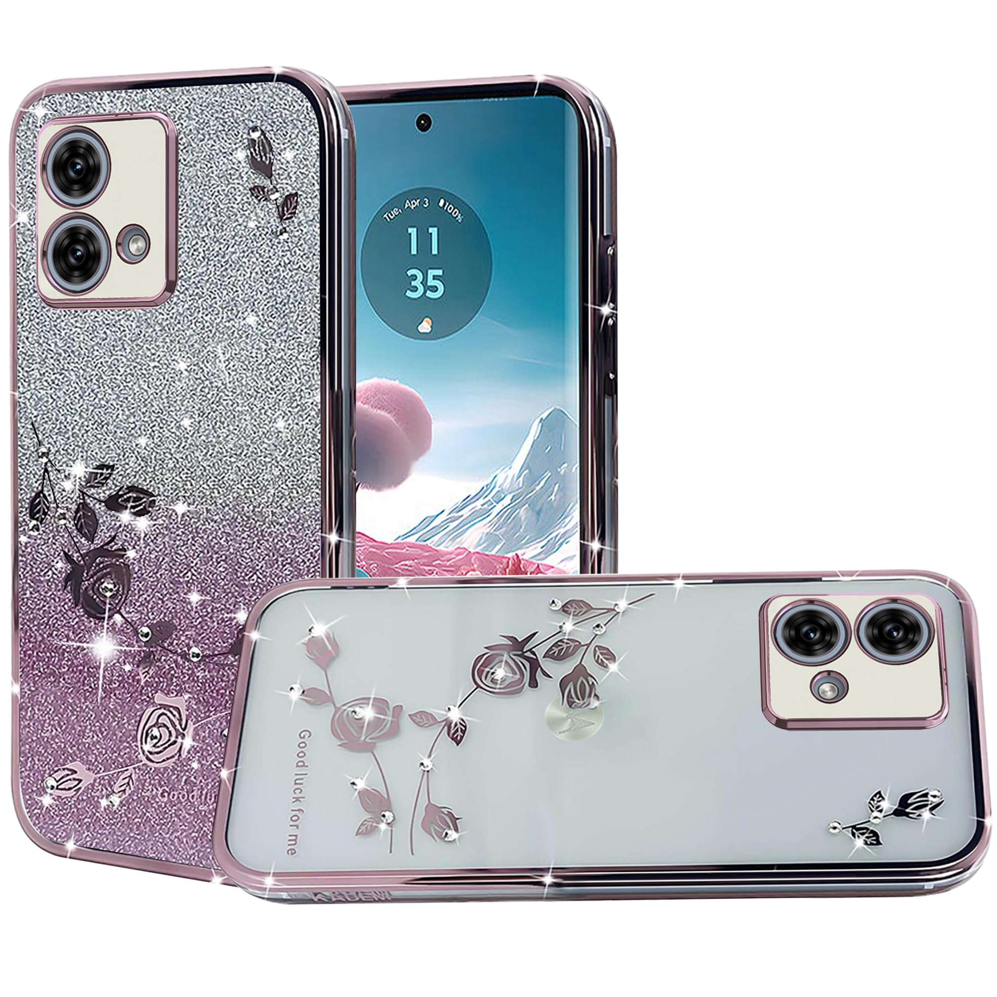 BLOTECH Custodia For Motorola MOTO G84 5G Cover Flip Marble - Foto 2