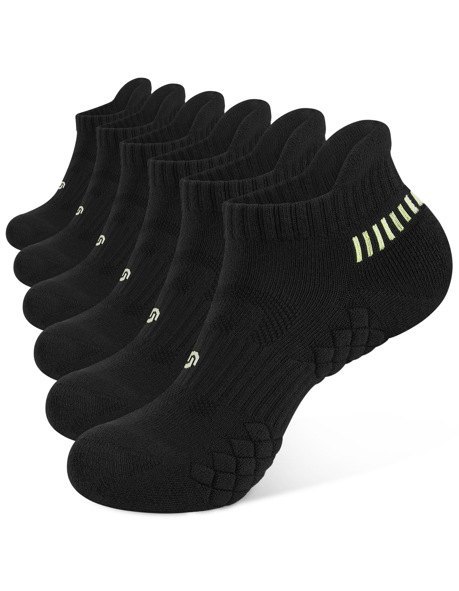 CLOSEMATE Men's Running Socks Cushioned Ankle