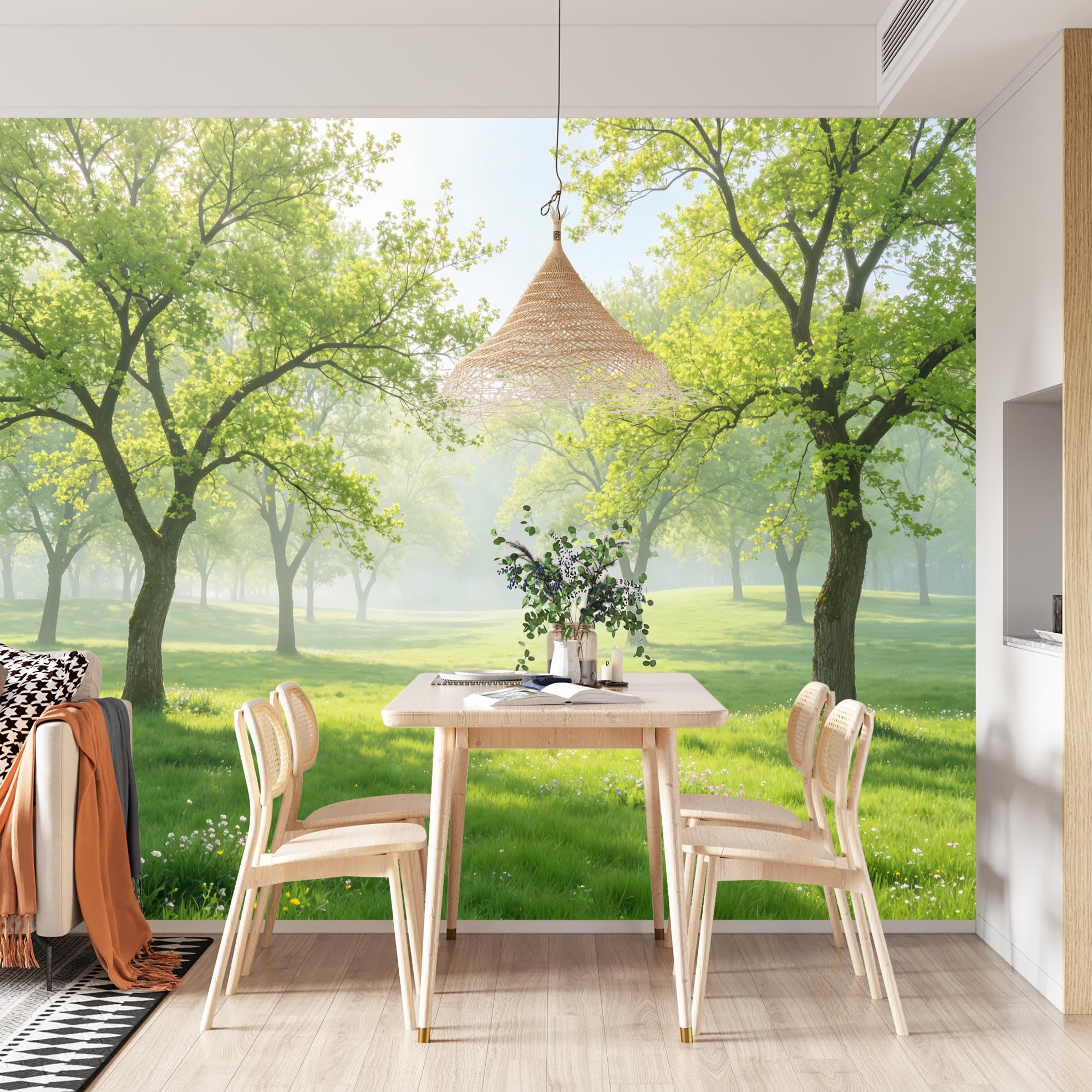 Parco Della Giungla Carta Da Parati 3D Murale Panoramico Per Soggiorno Carta Da Parati Moderna In Tessuto Non Tessuto Non Autoadesiva Poster Da Parete Decorazione Per La Casa Personalizzata Parco De