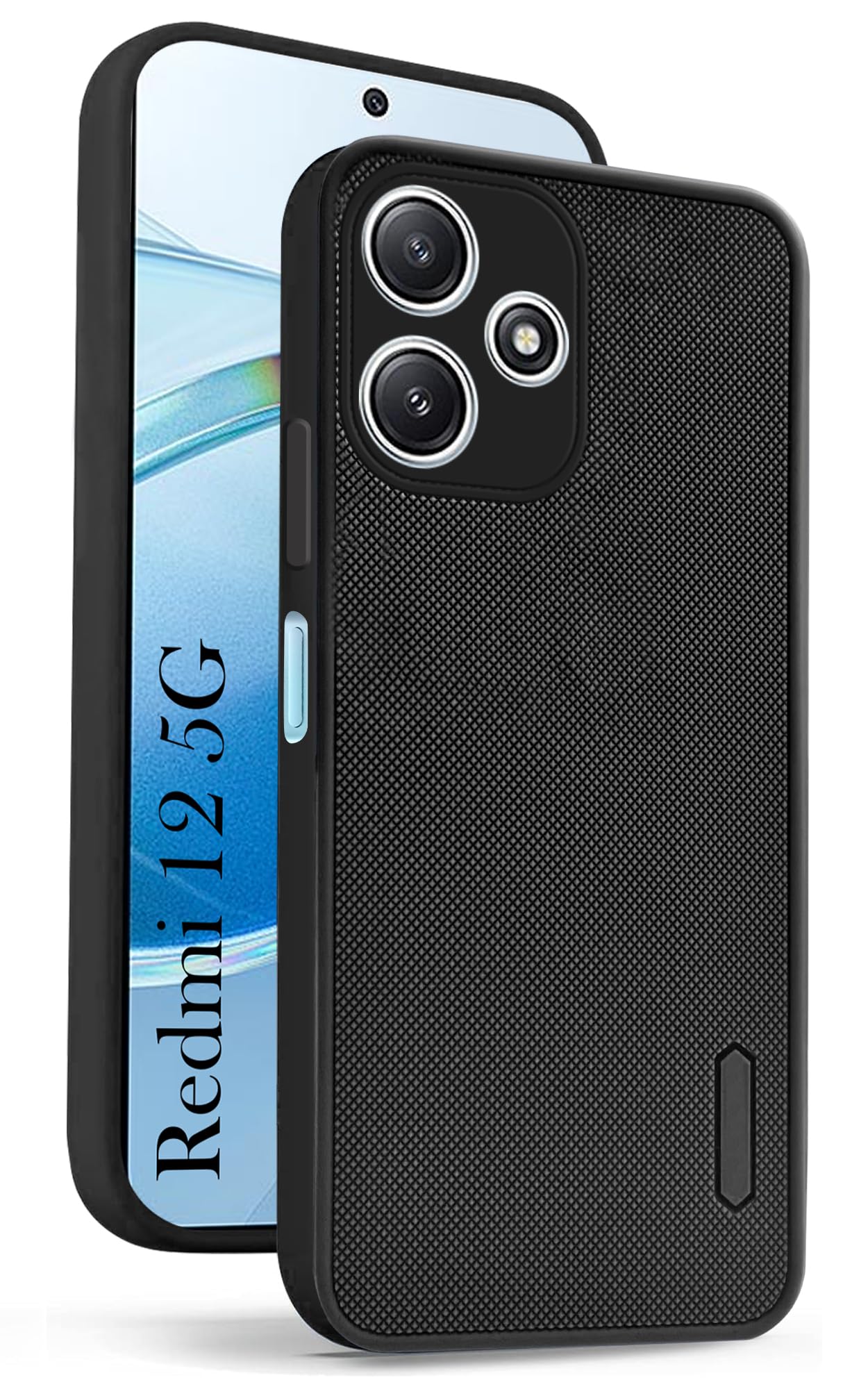 Jkobi Back Cover Case for Xiaomi Redmi 12 5G (Textured Grip Design | Camera Protection | Slim and Light Weight | Soft Touch and Feel | Black) (B0CZXMGRPL) Amazon Price History, Amazon Price Tracker