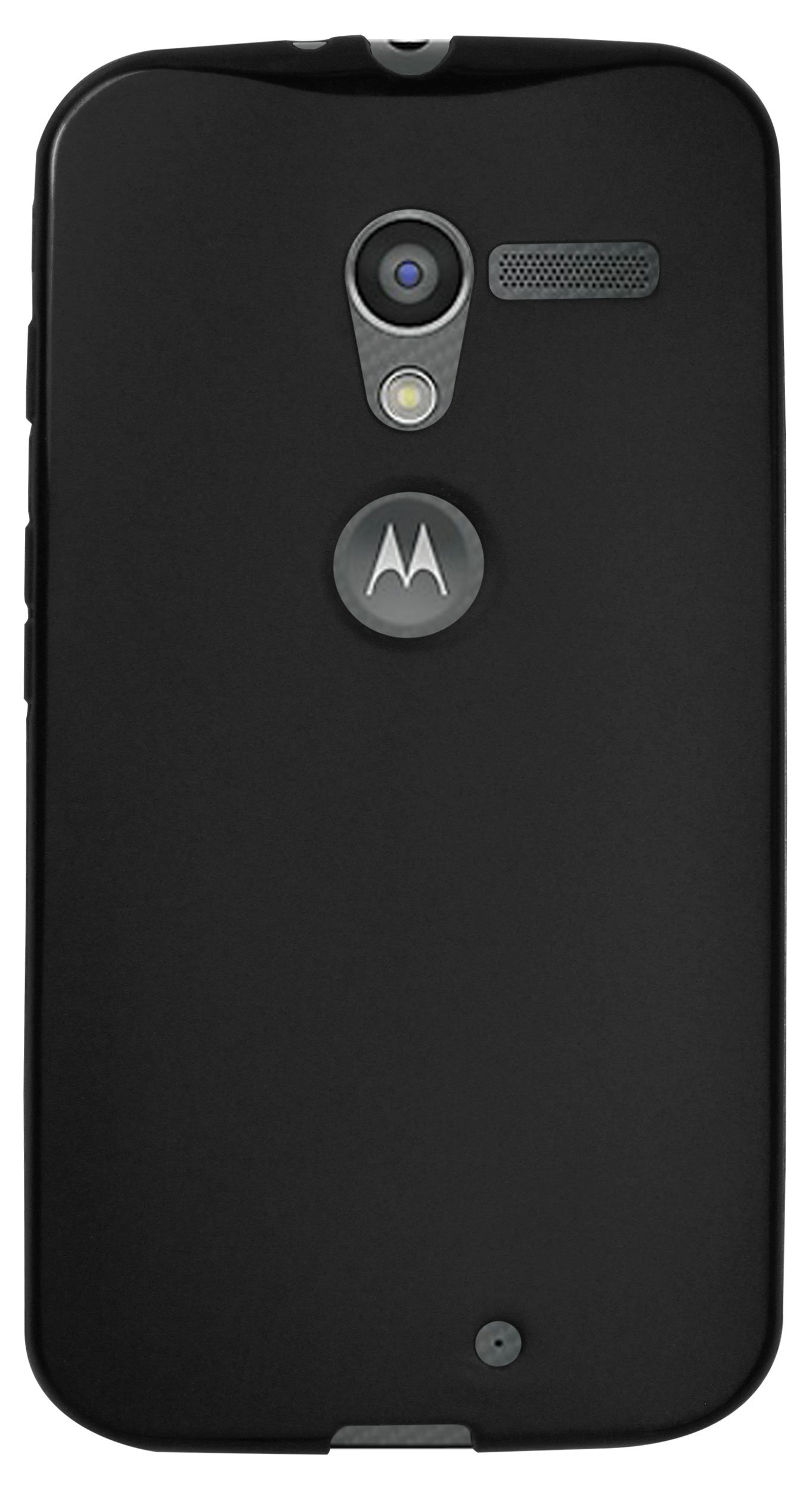 Mumbi Custodia TPU Per Motorola One – Sottile, Trasparente, Flessibile, Con Ritagli Precisi – Chiaro/Nero - 4