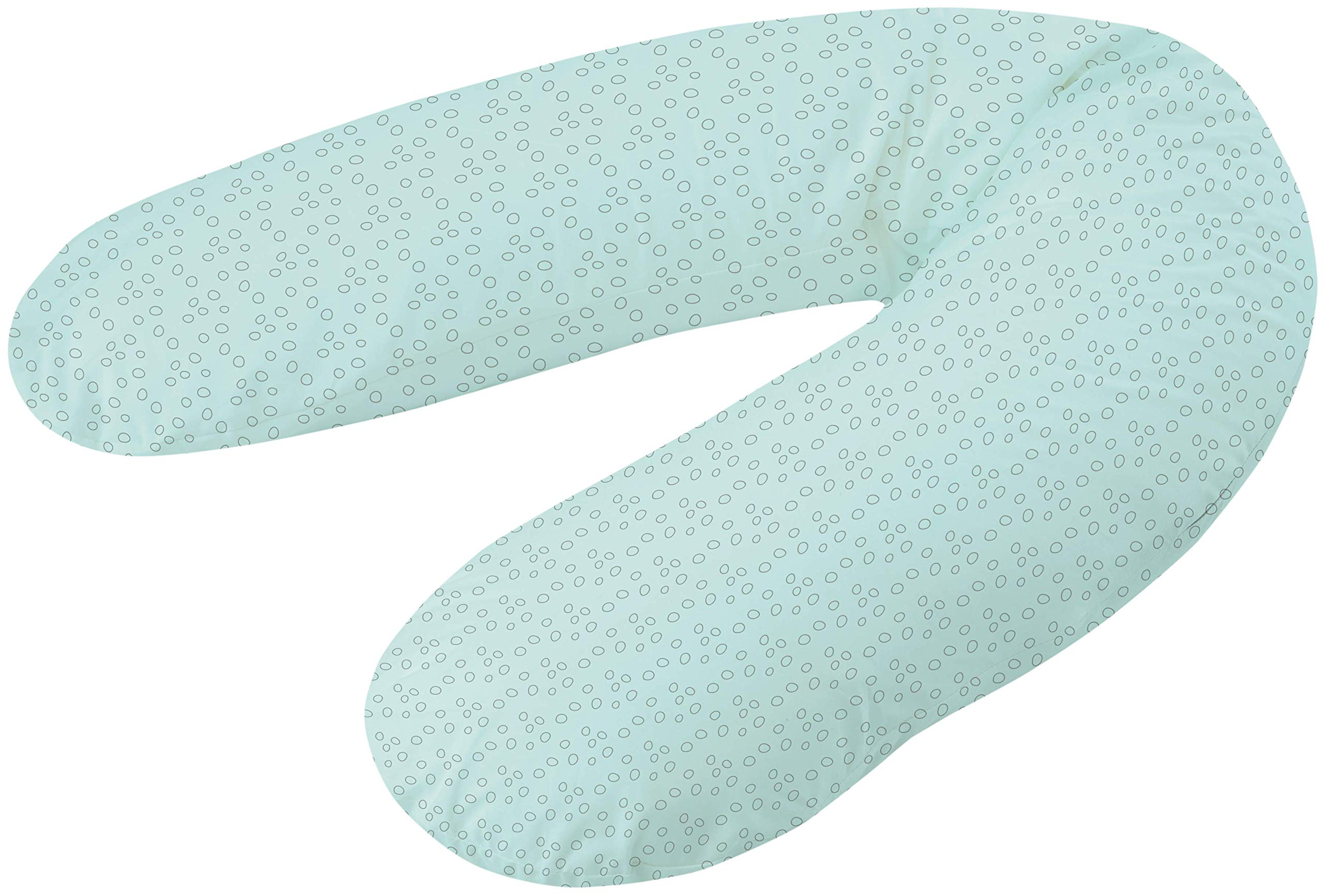 Träumeland T040835 - Cojín de Lactancia elástica, diseño de círculos, Multicolor