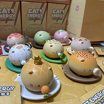 maidimiao Cat Energy Snack Series 1PC Cute Blind Box Figures