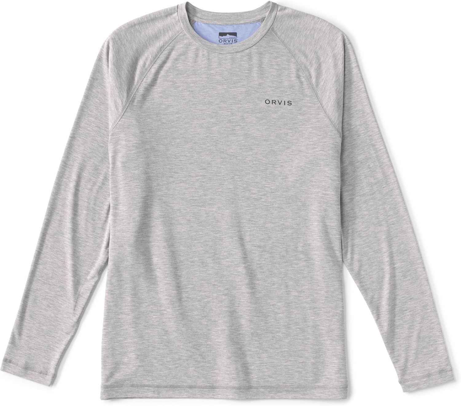 Orvis Dricast Long Sleeve Crew - Men's Lightweight Performance Shirt, Quick-Dry, UPF 50+ Sun Protection, Breathable