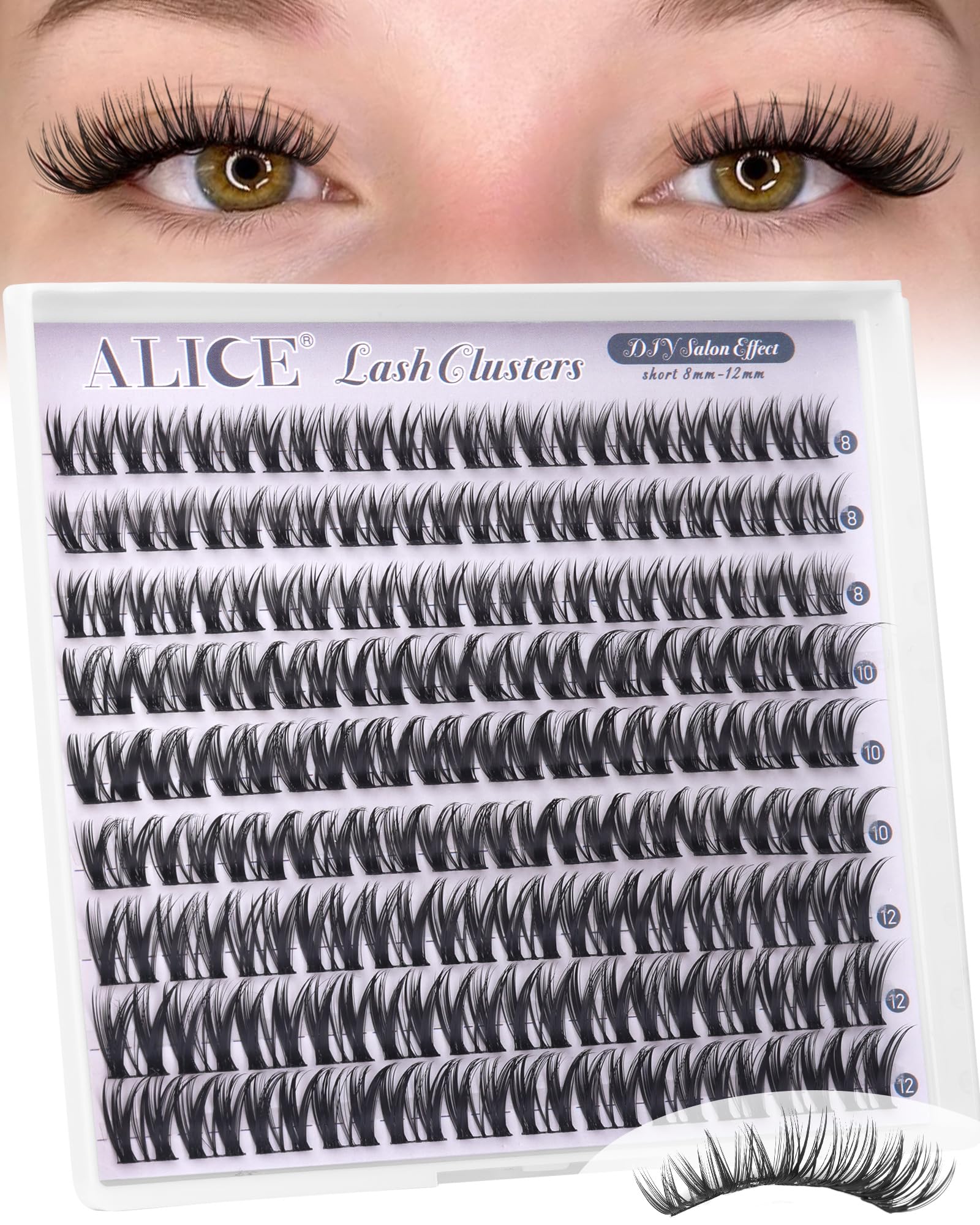 ALICE Lash Clusters: Natural Volume Eyelashes -29