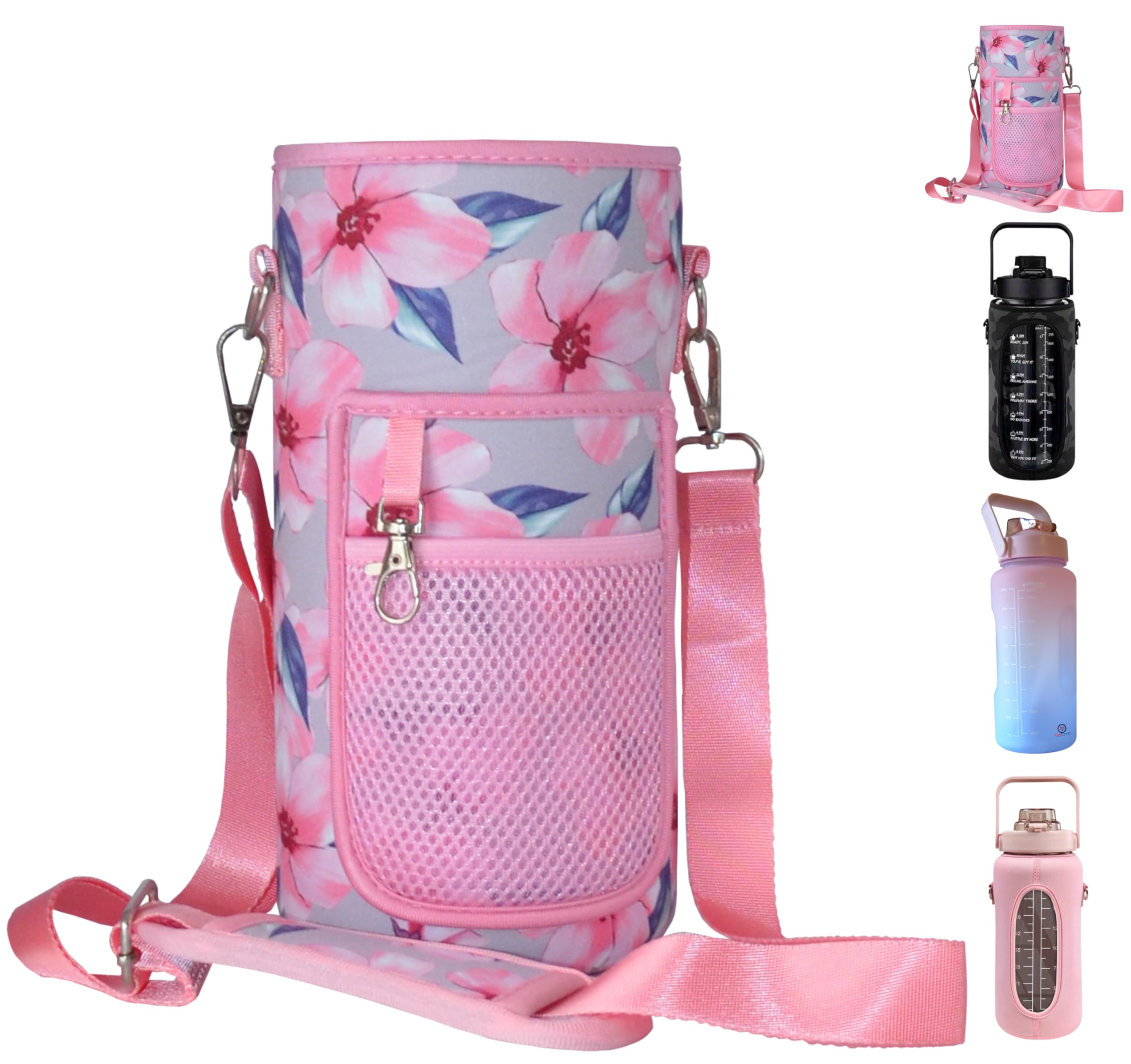 TradeProvider® 2litre Drinking Water Bottle Carrier Sleeve Bag with ...