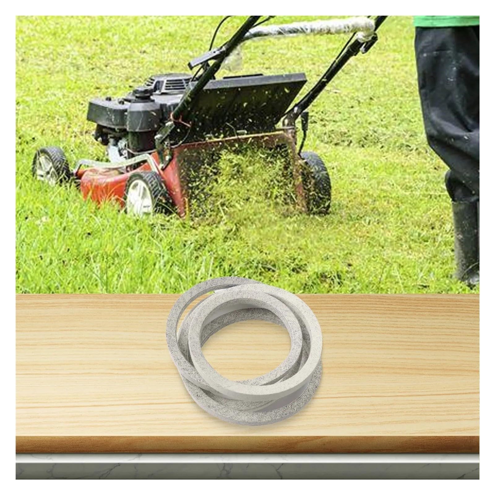 Correa De Transmisión para Cortacésped 754-0467A, Compatible con Troy,754-0467 954-0467-0467A 954, Accesorios para Herramientas De Jardín, Correa para Cubierta De Cortacésped