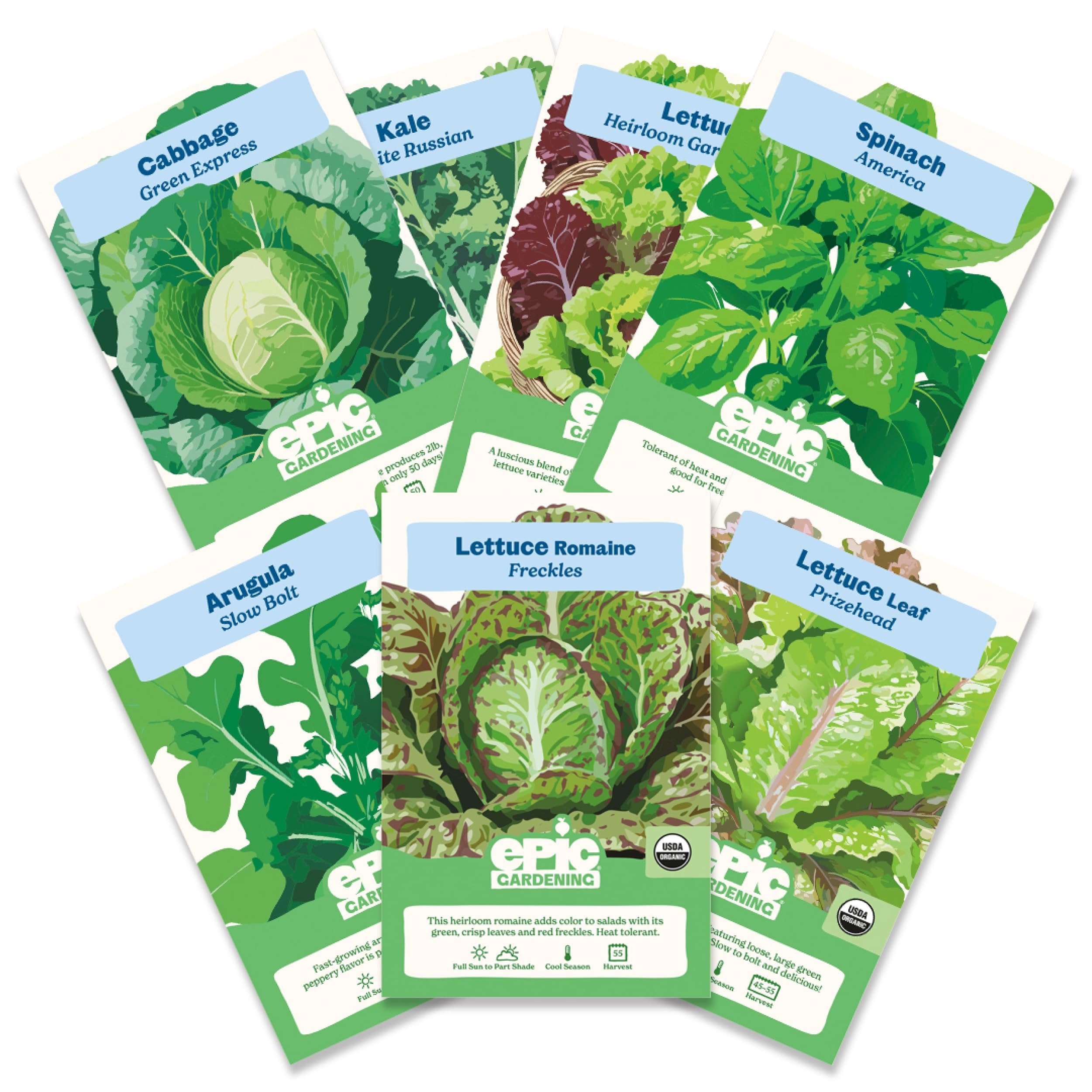 Epic Gardening Eat Your Greens Seed Kit