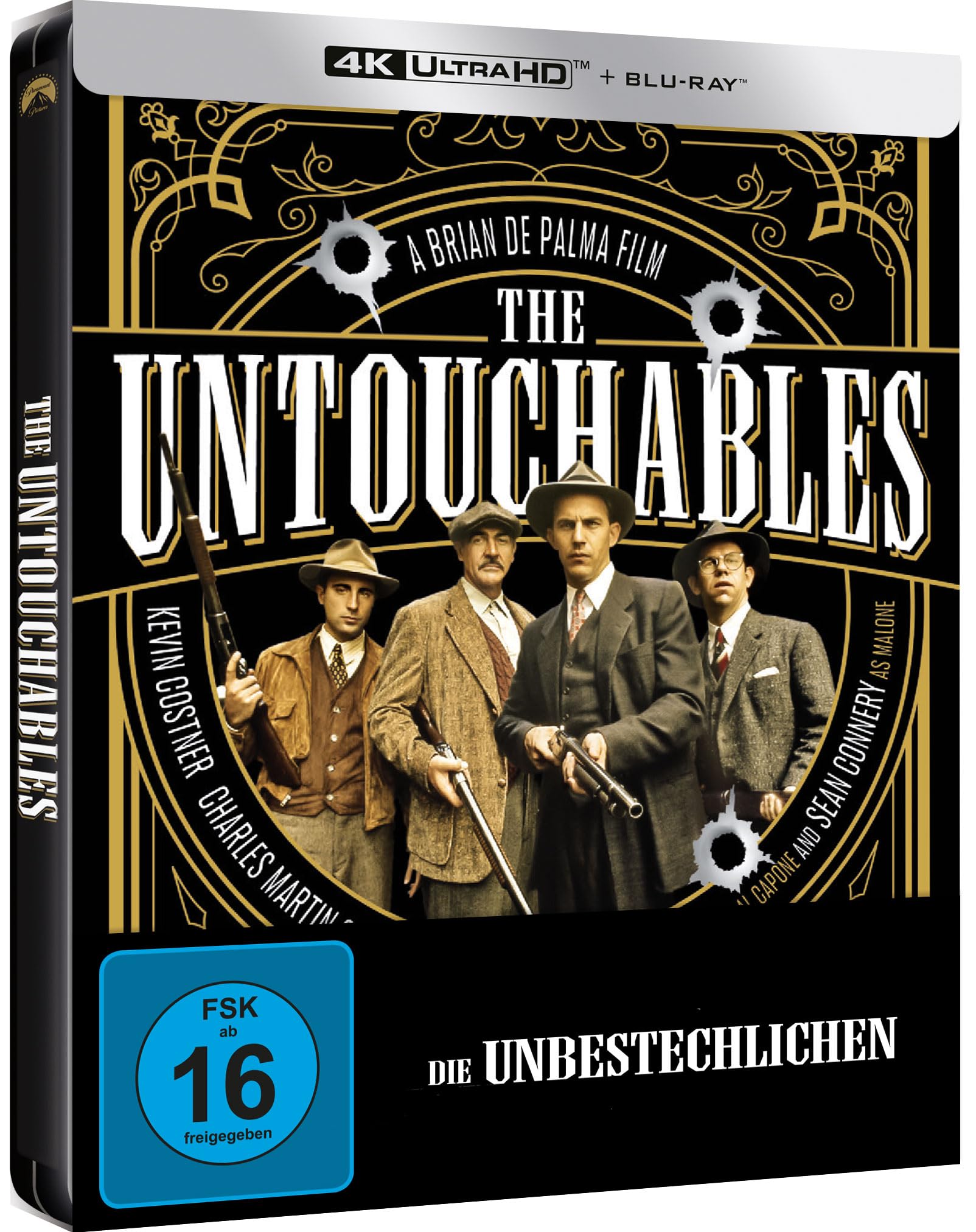 The Untouchables  (4K UHD Steelbook) (4K UHD | Blu-ray)