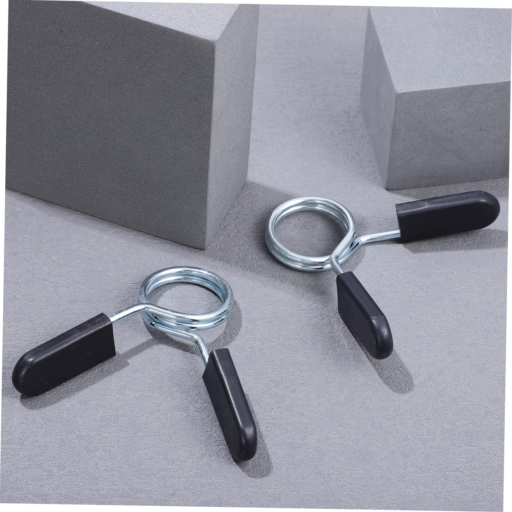 Balacoo Secure Gym Equipment Spring Collars 12 Pcs Barbell Clip Collars for Weightlifting