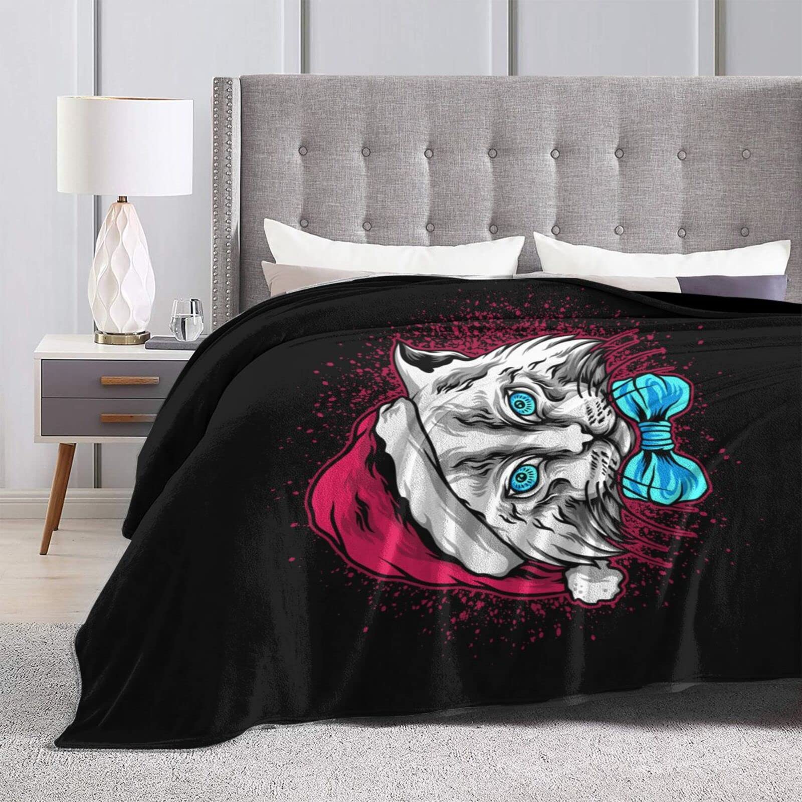 Cat Christmas Throw Blanket 40