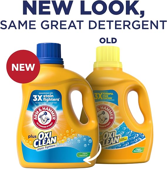ARM & HAMMER Plus OxiClean Liquid Laundry Detergent