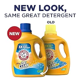 ARM & HAMMER Plus OxiClean Clean Meadow, 77 Loads Liquid Laundry Detergent, 100.5 fl oz