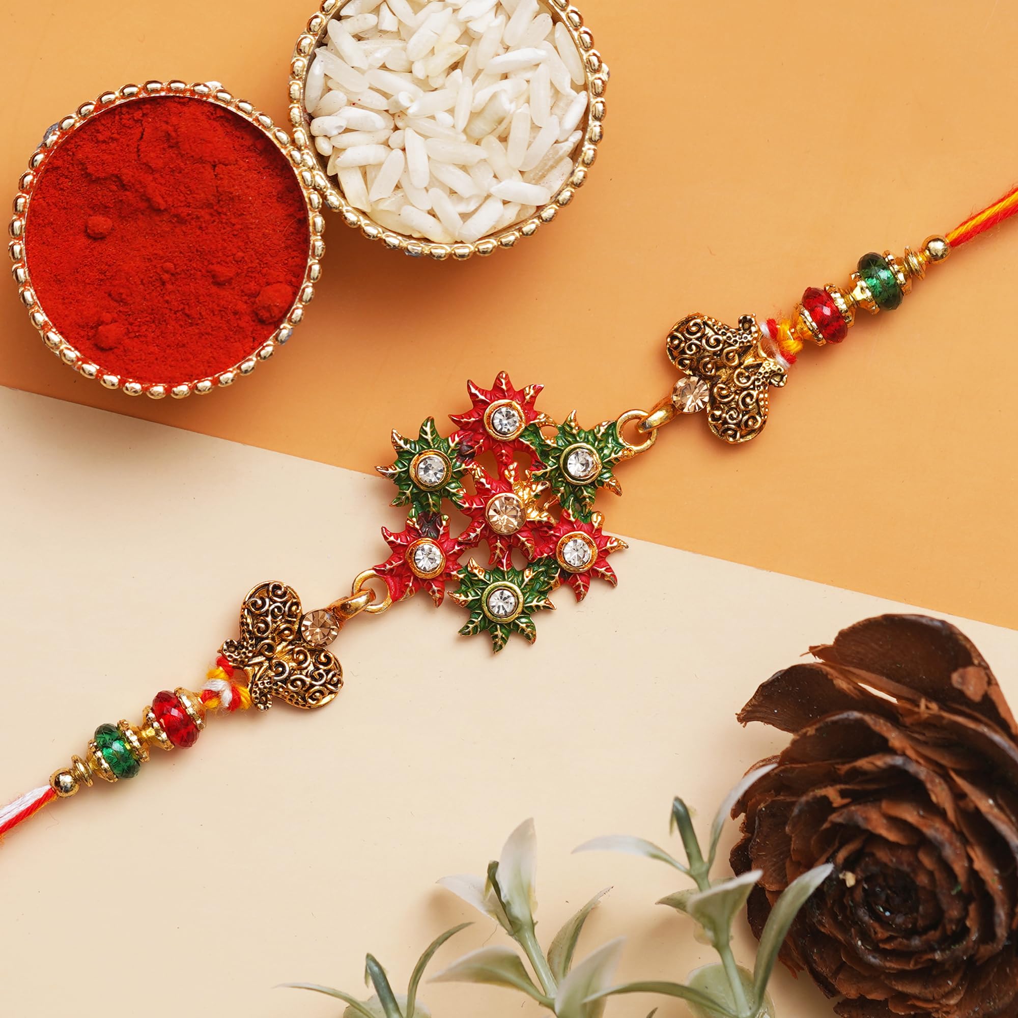 Webelkart New Rakhi for brother Rakhi Set Rakhee for Brother Sister Bracelets Rakhi |Gifts For Brother Lumba Rakhi For Bhabhi Rakhi With Roli Chawal Rakhi Sets lumba rakhi|Latest Rakhi collection| (B0CCL723NF) Amazon Price History, Amazon Price Tracker