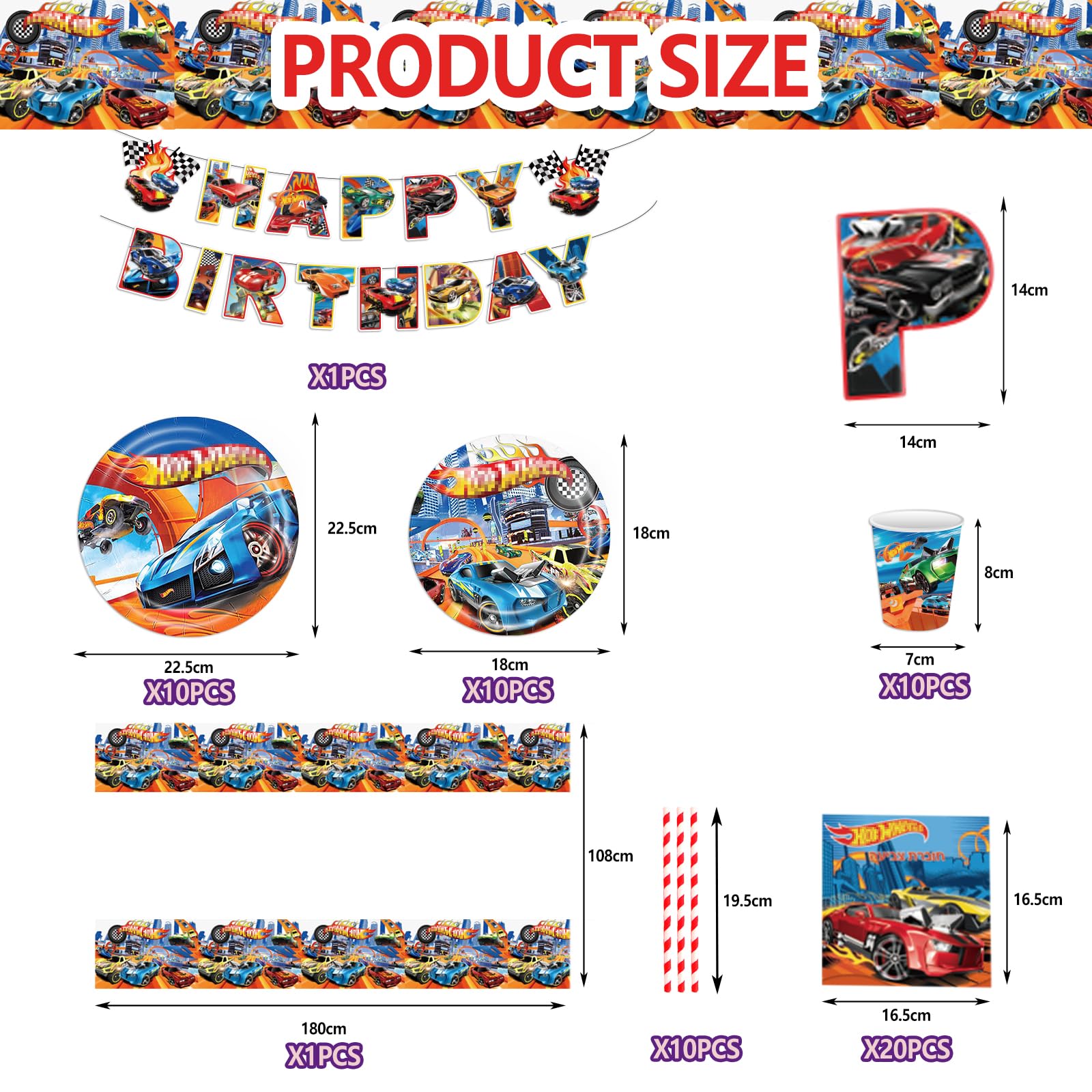 94PCS Ensemble Vaisselle Fête Kit, Kit Anniversaire Stitch avec Assiette Gobelet