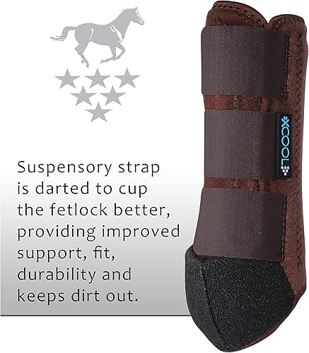 Miniatura 7 de Professional's Choice 2XCOOL Botas deportivas para caballos medicinales, diseño protector y transpirable para máxima comodidad y durabilidad en