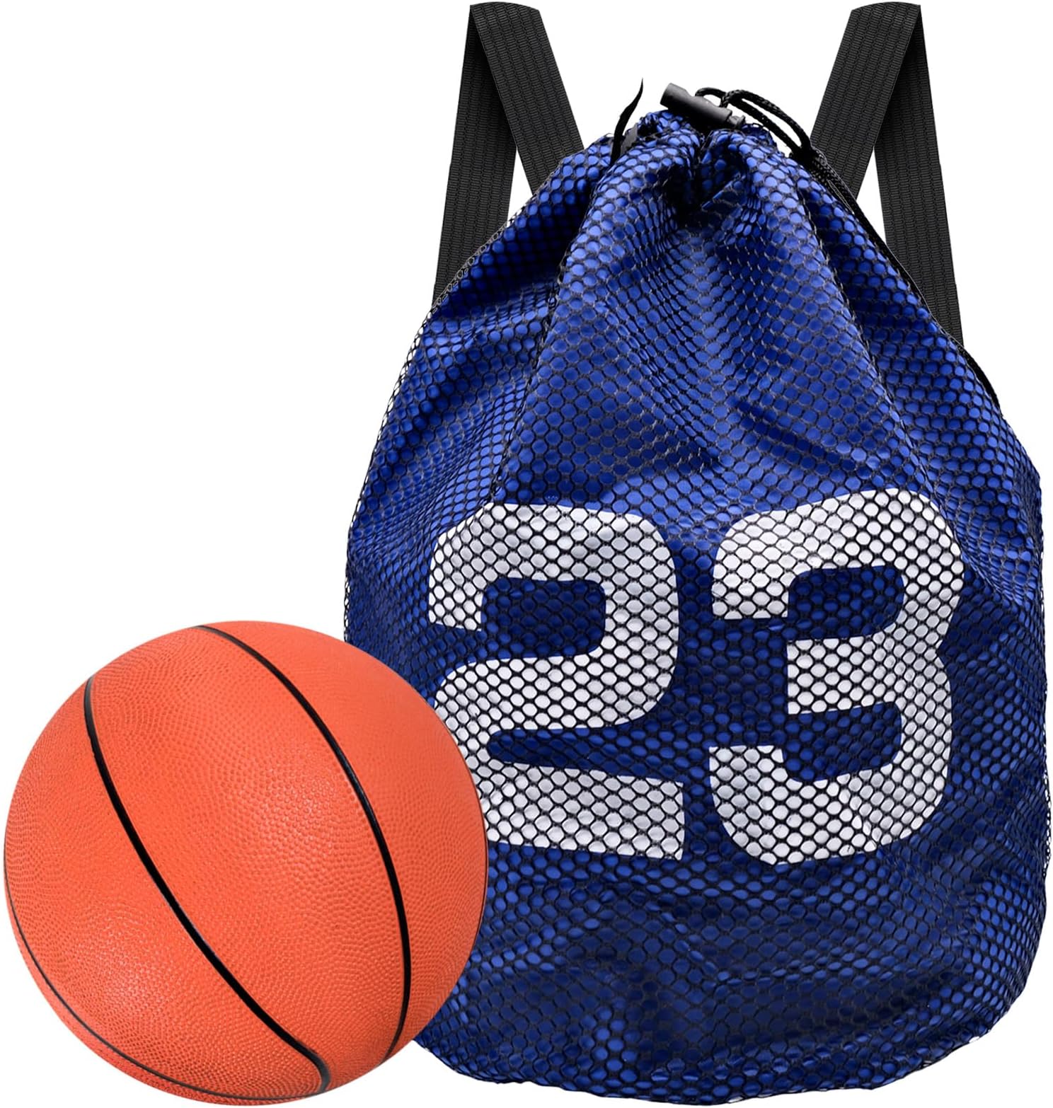 Basketball Carrying Bag, Drawstring Bags for Soccer, Football, Rugby - Basketball Gifts for Boys