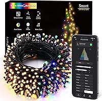 Vista 1 de Brizled Luces de Navidad inteligentes, 66 pies, 200 luces LED que cambian de color, aplicación y control de voz, luces de árbol de Navidad