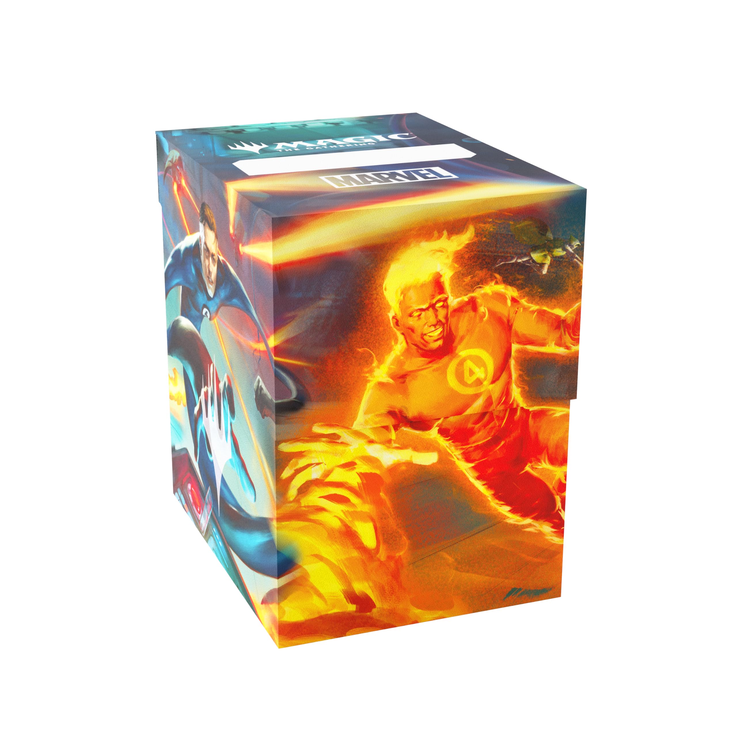 Gamegenic | Magic: The Gathering | Marvel Super Heroes Soft Dynacrate 100+ XL - Fantastic Four Unleashed | Trading Card Game Accessory |Ages 13+