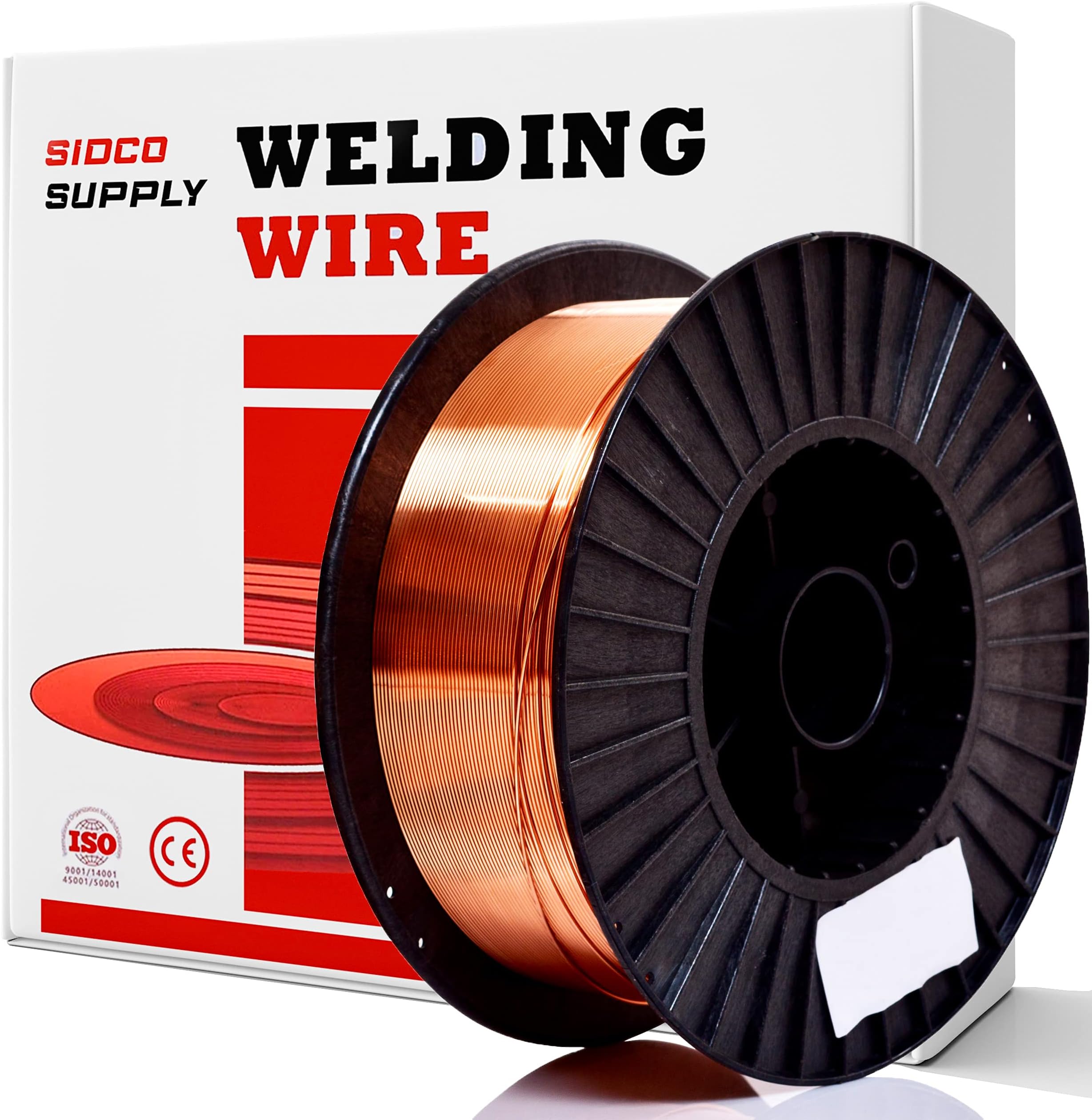 ER70S-6 MIG Welding Wire 2-Pack 11-lb Rolls - .030" (0.8mm) Mild Steel 2 Pack 11 Lb Rolls ER70S-6 .030 Inch Mild Steel Welding Wire - Foto 7