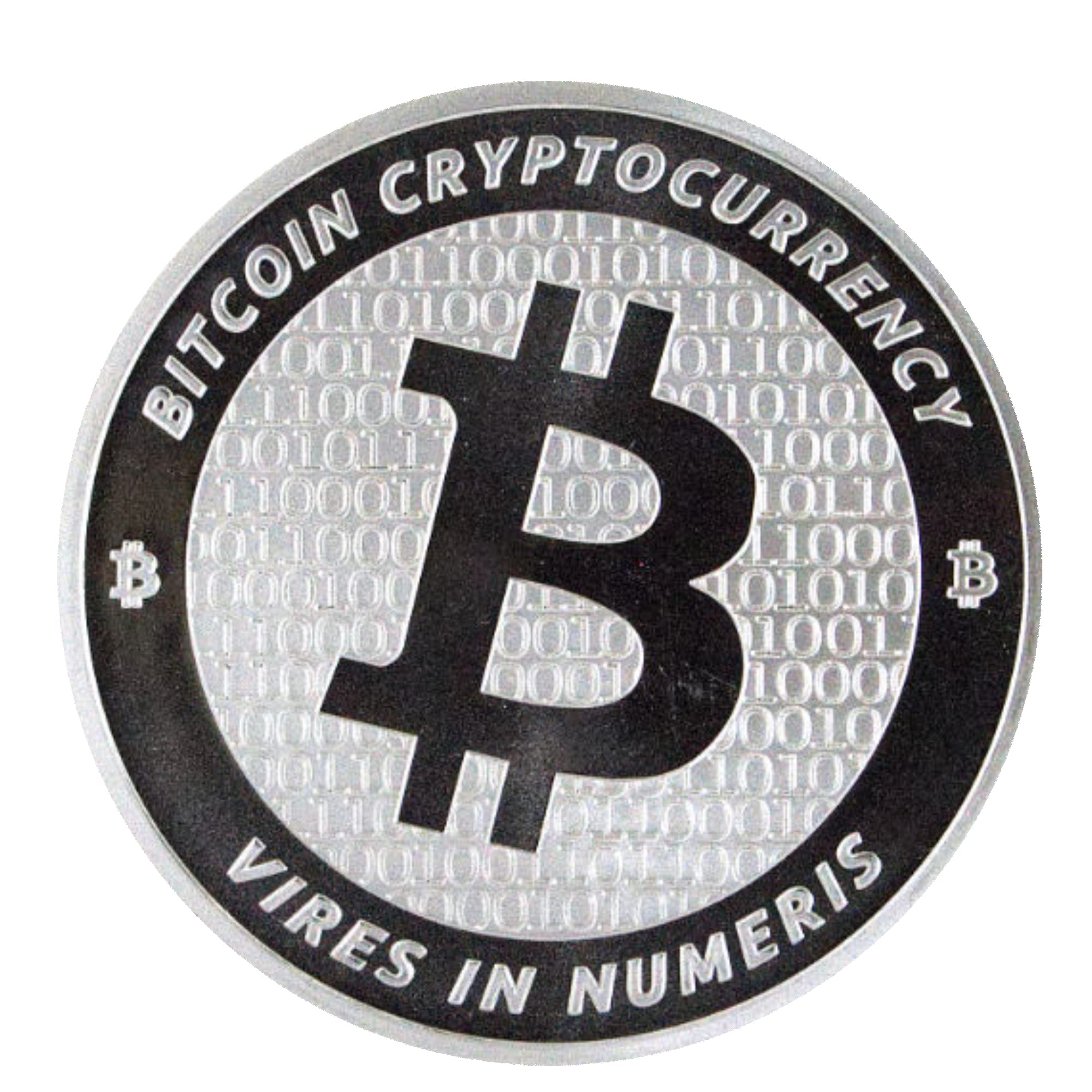 1 oz Bitcoin worldview map fine art silver piece paperweight : Amazon.ca:  Toys & Games