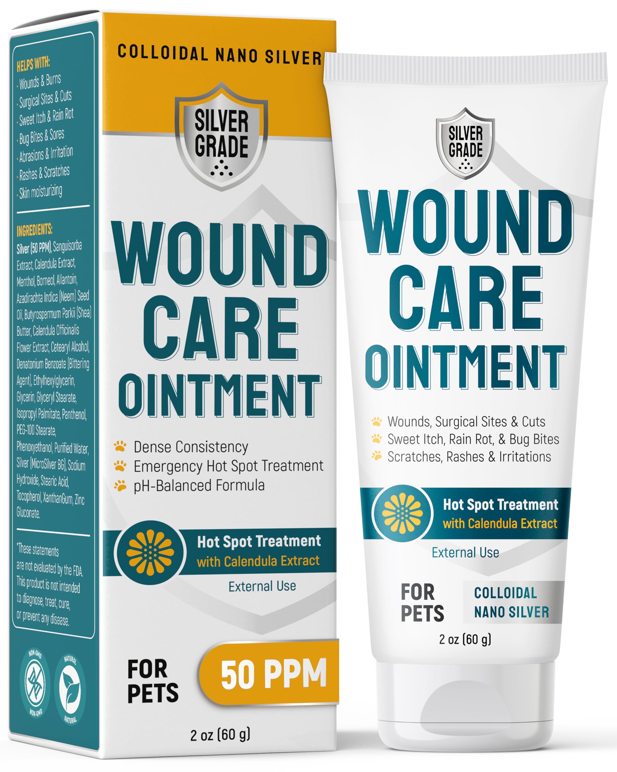 SILVER GRADE Dog Wound Care Ointment