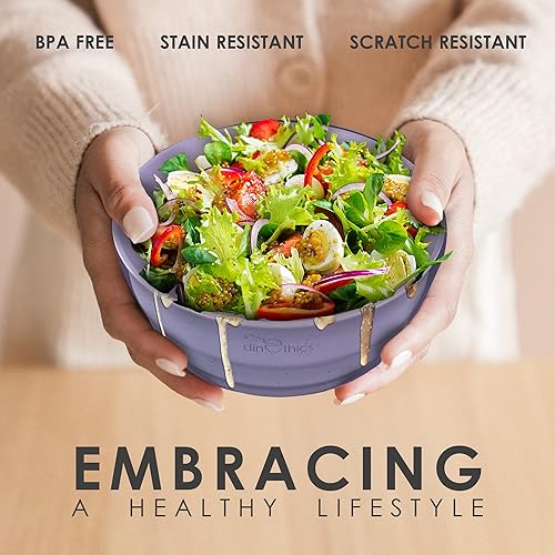 Miniatura 5 de DINETHICS Juego de 6 cuencos grandes de 60 onzas  Cuencos de paja de trigo  Cuencos irrompibles aptos para microondas  Tazones grandes para cereales