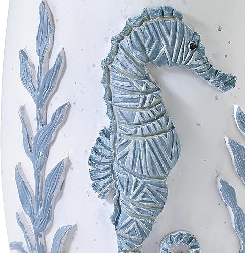 Vista 22 de Avanti Linens - Soporte para cepillos de dientes, artículos esenciales para el baño de invitados, decoración del hogar Sealife (colección Caicos)