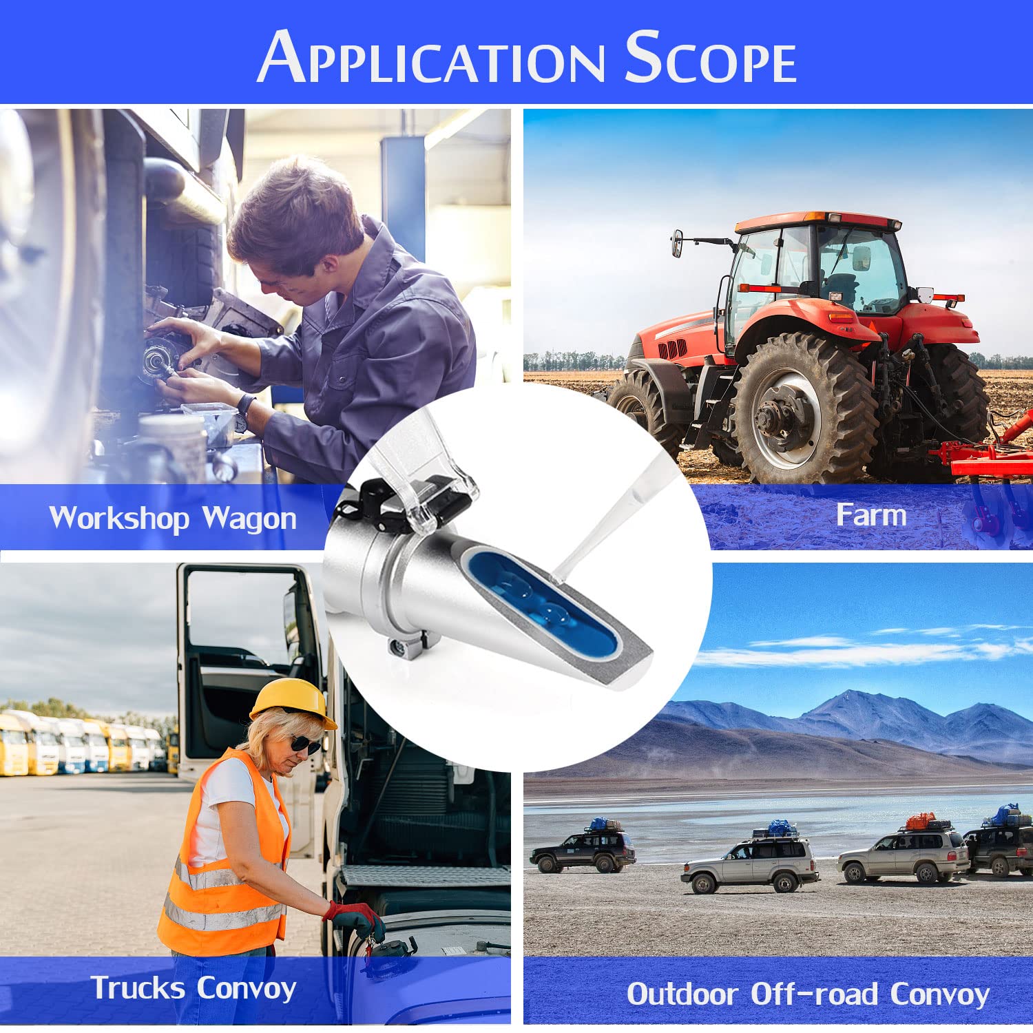 Snapklik.com : DEF Refractometer, 0-40% AdBlue Refractometer Handheld ...