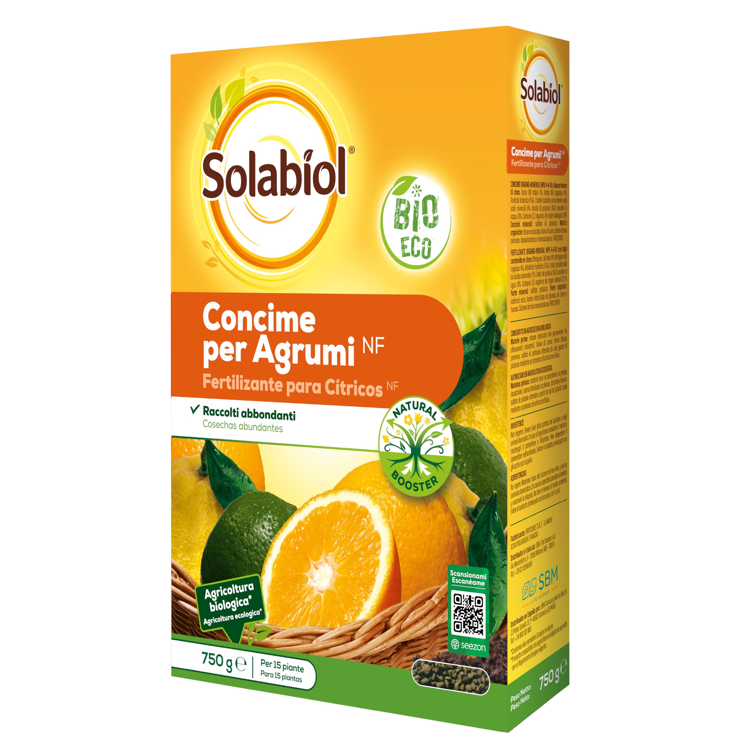 Solabiol Concime per agrumi 750 gr