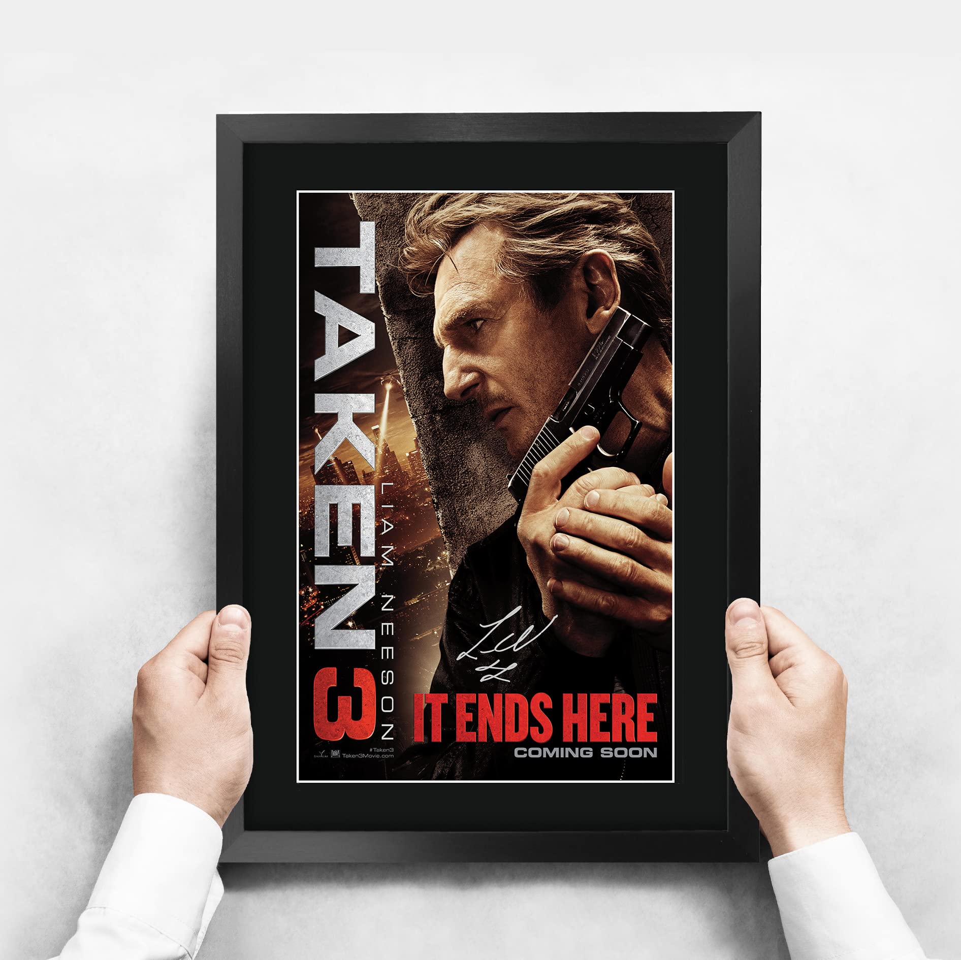 Amazon.com: HWC Trading Taken 3 Liam Neeson 16 x 12 inch Framed