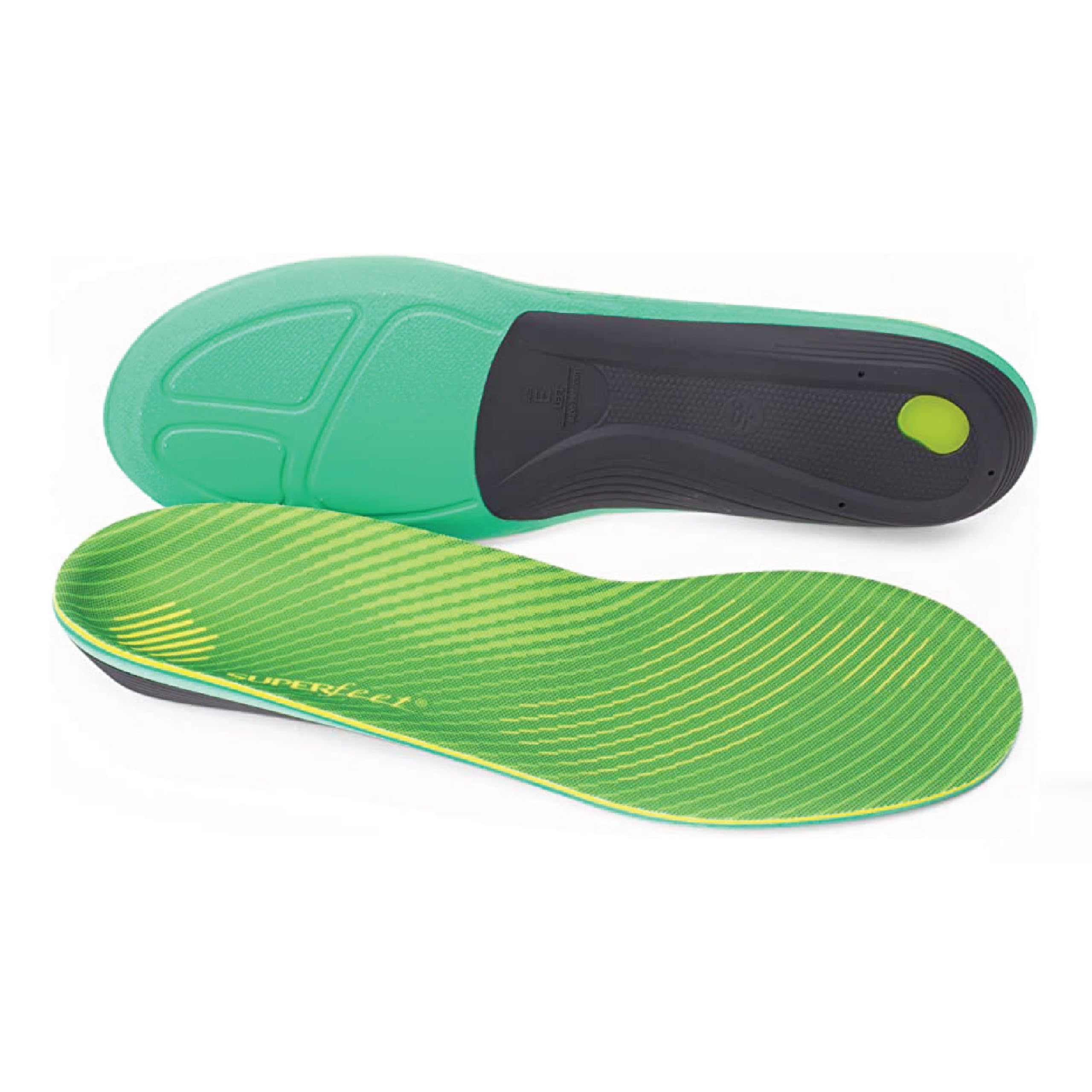 Superfeet Active Support Solette per Arco Alto, EU 39-41 | Supporto di precisione per arco alto con calotta EVOLyte e schiuma Aerospring Rebound, coppa del tallone e ammortizzazione