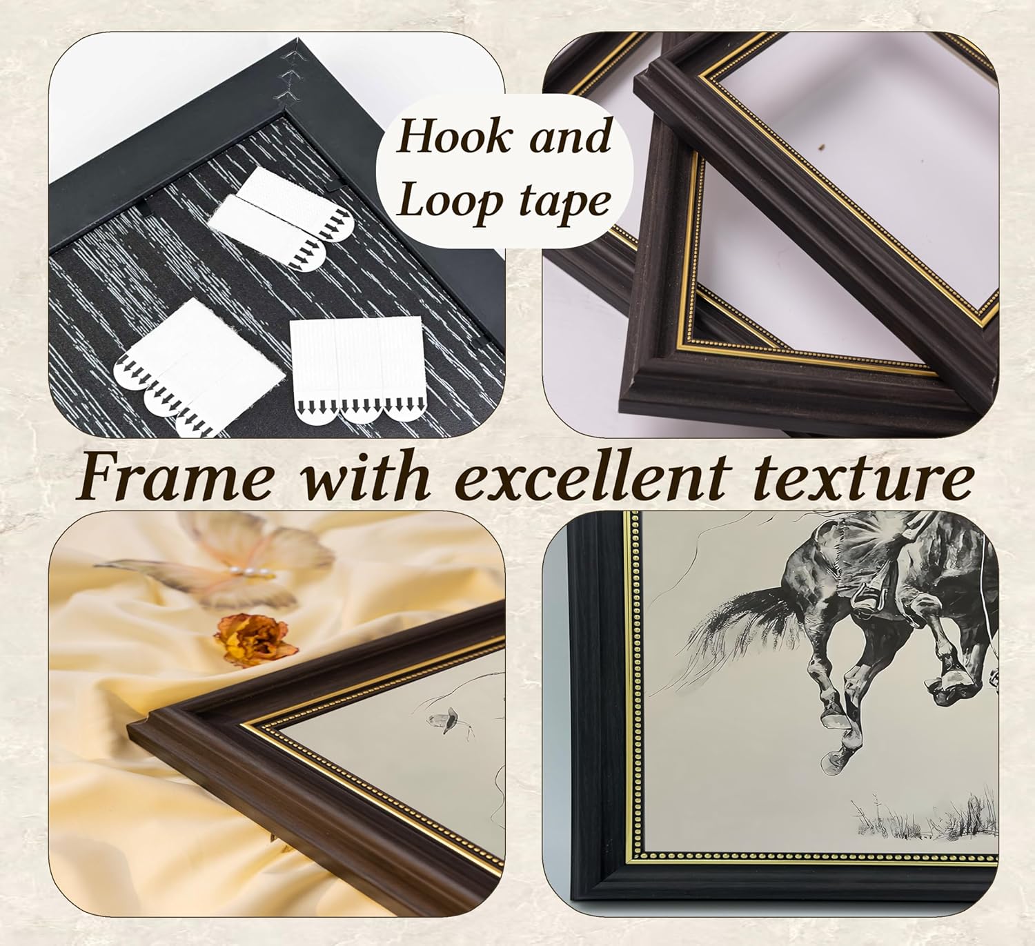 Framed 2Pcs Western Cowboy Canvas Wall Art Retro Wild West Rodeo Painting Picture Wall Decor Southwest Rustic Country Poster Print Artwork for Gallery Bathroom Office Home Decoration 12x16 inch