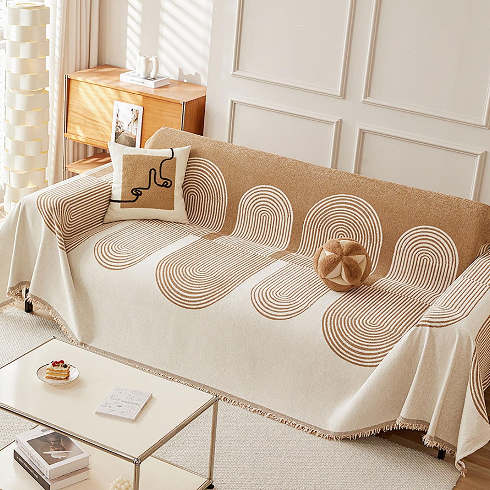 Housse de canapé lavable en chenille : finis les poils et taches sur vos meubles