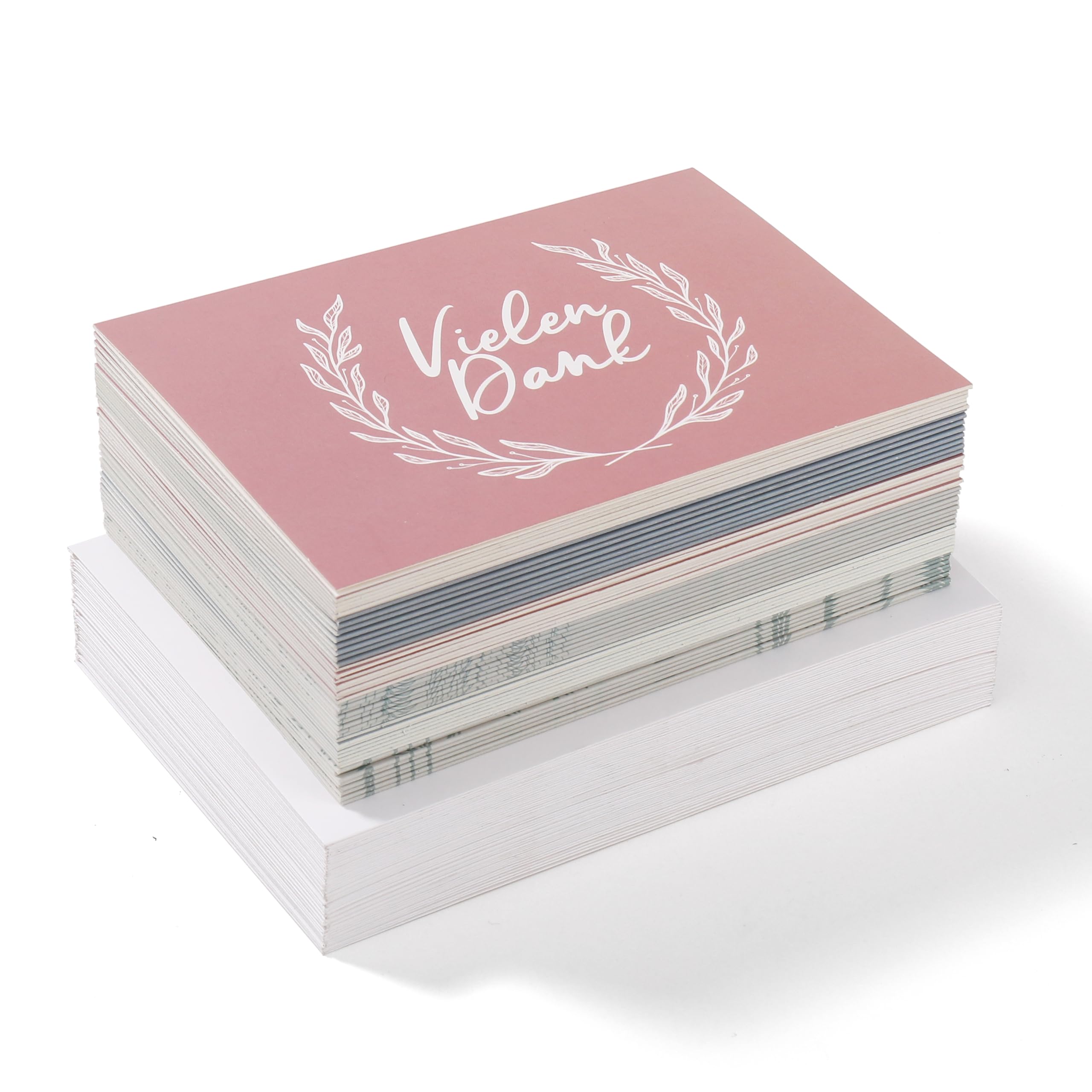 Geburtstag Danksagung 48 Dankeskarten Mit Umschlägen - Vielen Dank In  Goldfolie, DIN A6 Dankeskarten Set, image size:2560x2560