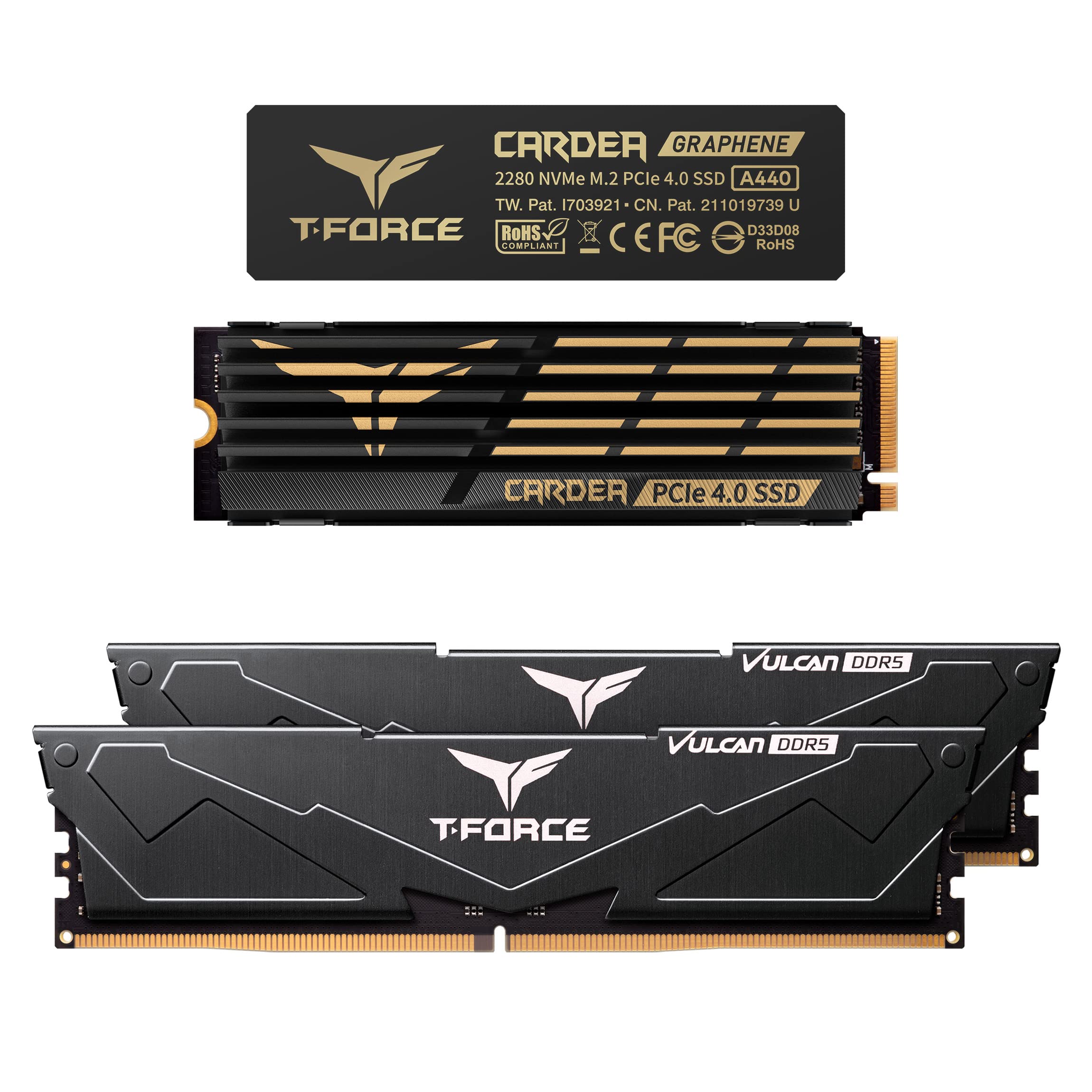 TEAMGROUP T-Force Vulcan DDR5 32GB Kit (2x16GB) 6000MHz (PC5-48000