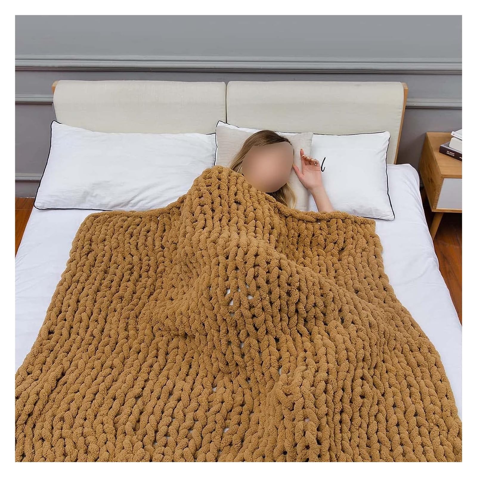 Coperta Da Tiro A Maglia Grossa Coperta In Filato Di Ciniglia Coperta Lavorata A Maglia Coperta Fatta A Mano In Maglia For Divano Letto Decorazioni For La Casa Coperta Gigante Accogliente E Spessa All