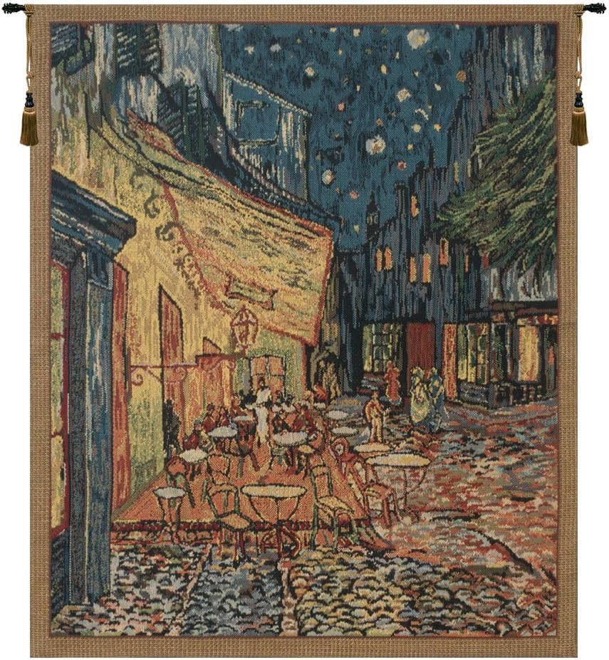 C Charlotte Home Furnishings Inc The Mulberry Tree Belgian Tapestry Wall Hanging | Viscose Cotton and Polyester Blend Wall Art | 34 in. x 42 in. | Home Decor Accents | Inspired by Vincent Van Gogh