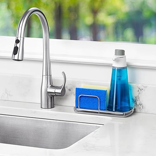 Vista 8 de OXO Good Grips organizador de fregadero de acero inoxidable