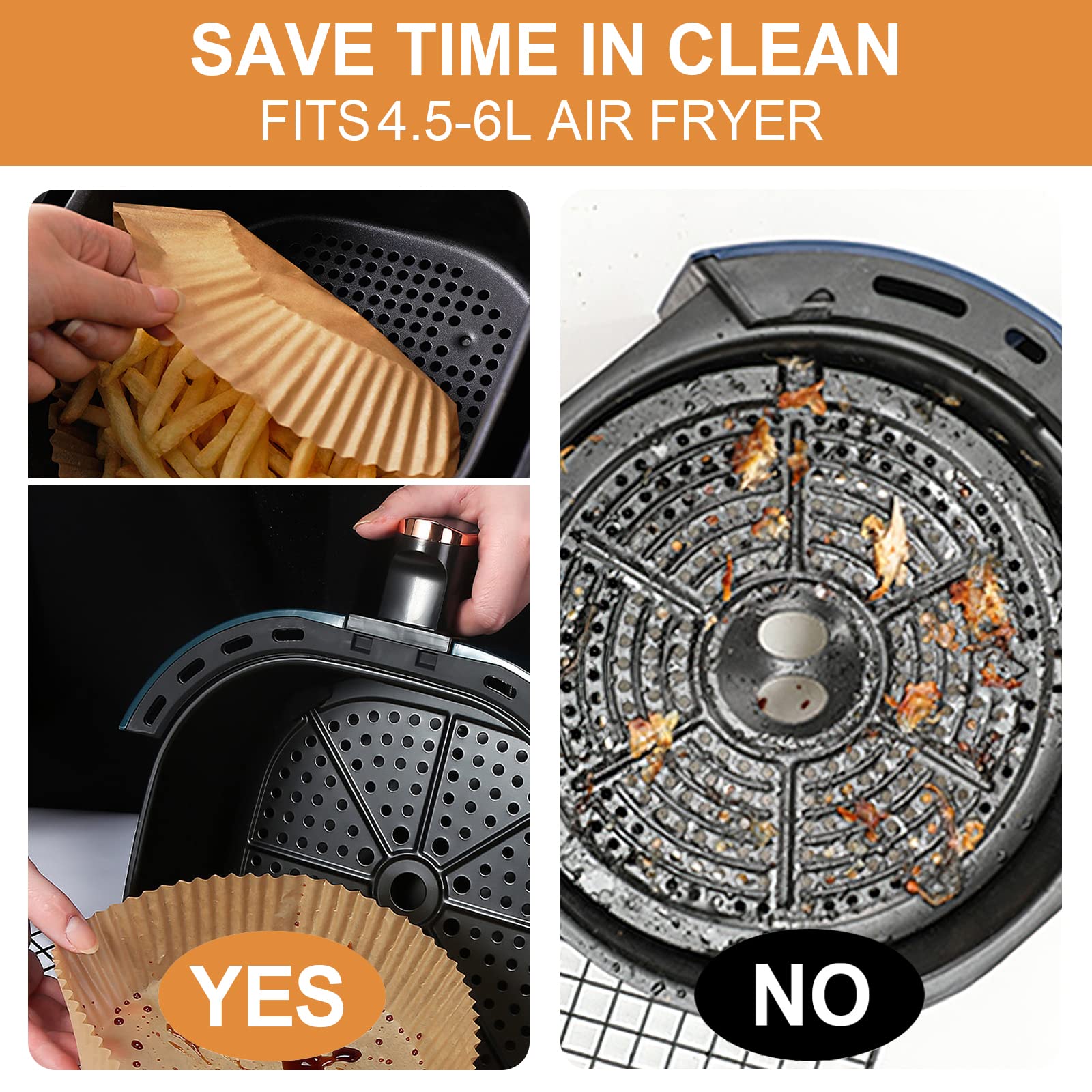 Ziva Airfryer Bakpapier Papieren Inlegvellen Wegwerp Bakjes Vierkant 20cm (250 stuks) kopen? Vóór 16:00 besteld, morgen in huis