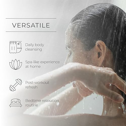 Miniatura 6 de Pecksniff's Aroma:Gel de ducha terapéutico para desestresar – Lujoso limpiador hidratante de baño y cuerpo, botella de 33.8 fl oz/33.8 fl oz