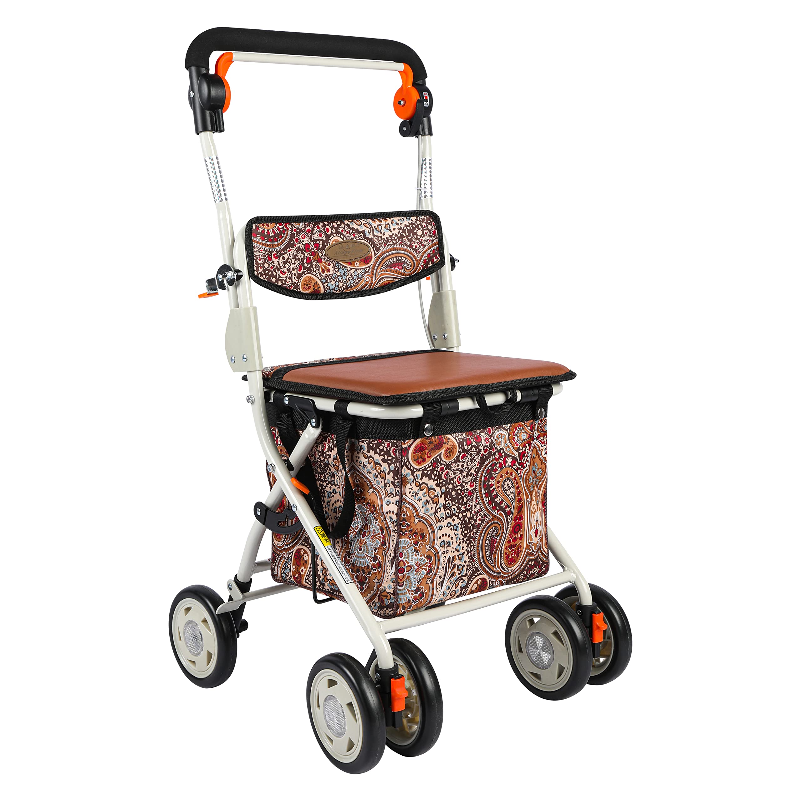 新型 高齢者向けショッピングカート やり込め シルバーカー 折りたたむ  