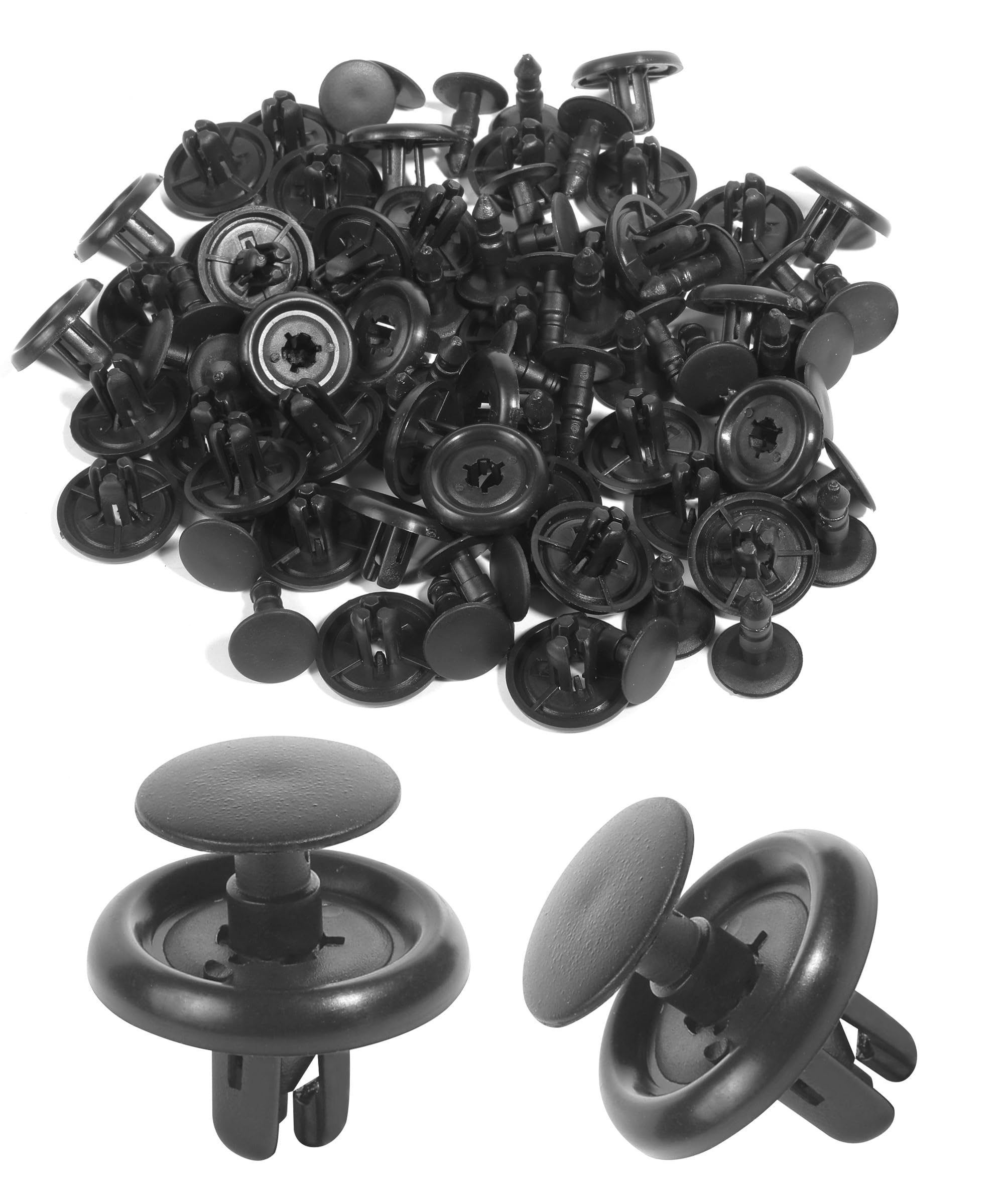 bylikeho 40 PCS Engine Under Cover Push-Type Retainer Clips,Car Accessories Engine Splash Shield Fender Liner Trunk Lid Trim Under Cover Clips,Replace #90467-07201,Splash Shield Clips Replacement