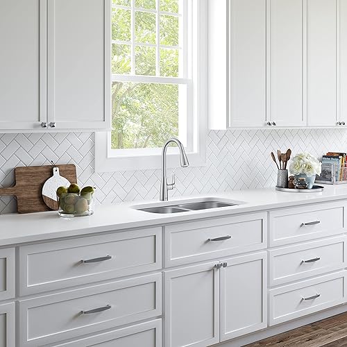 Miniatura 4 de American Standard 7077300.075 Colony Pro Grifo de cocina desplegable con pulverizador de acero inoxidable