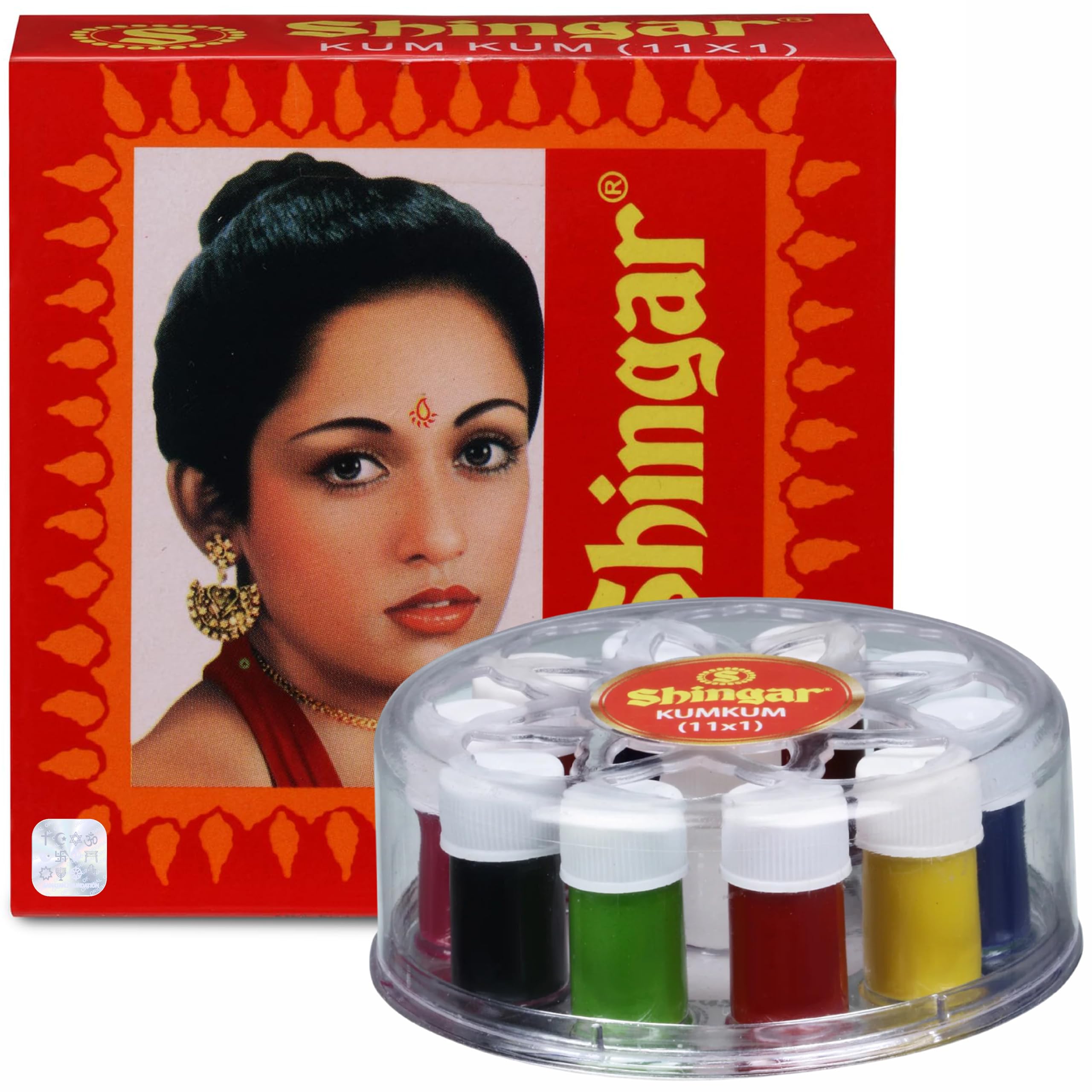 Shingar Kumkum 11 x 1 | For All Skin Types | Matte Finish | Easy Single-Stroke Application | Liquid Bindi & Kumkum – Pack of 1, 24 Gram-image-10