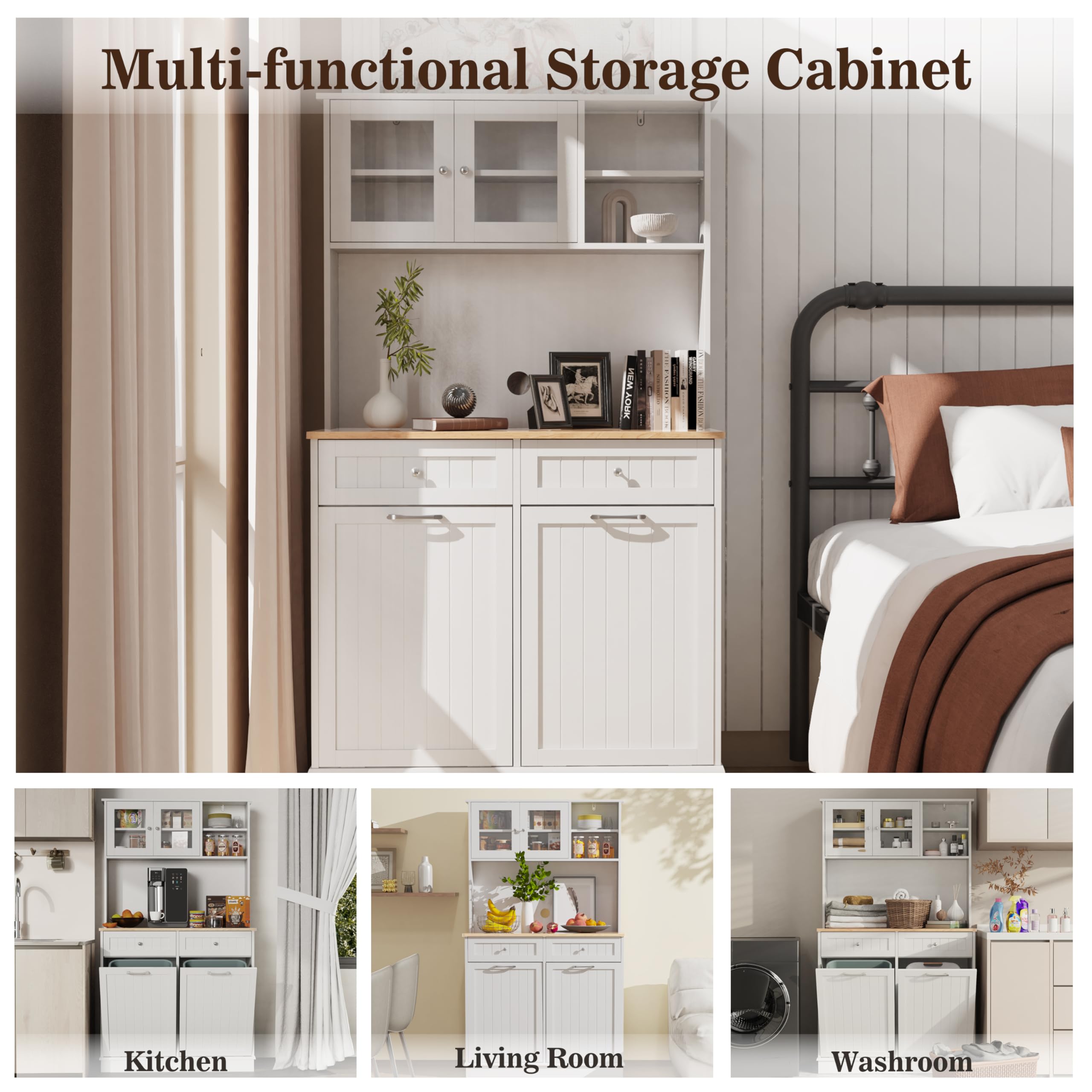 Armario de basura con doble B0BR7Q4VCH