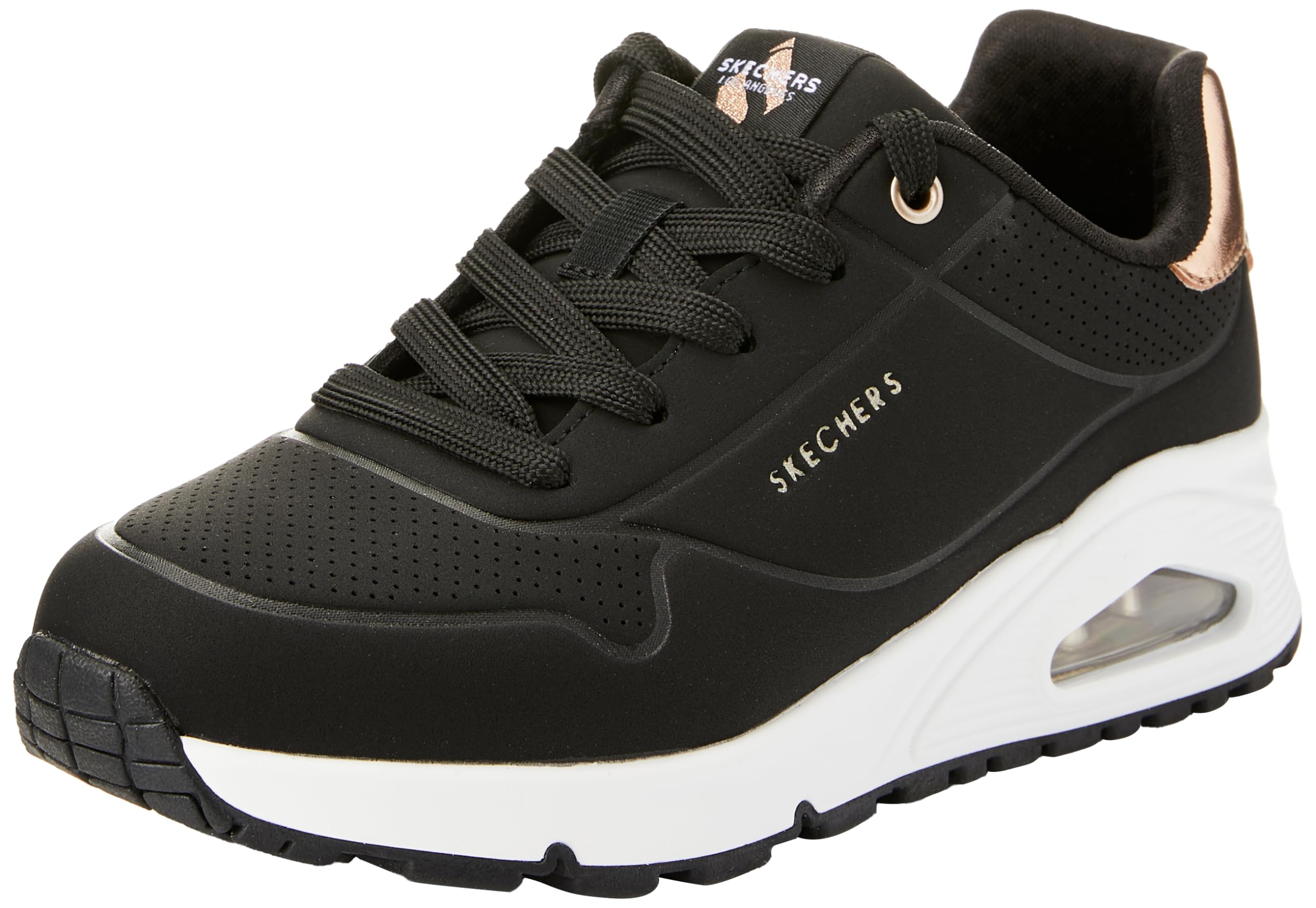 Skechers Stivali Invernali Unisex per Bambini Uno Autunno AirWinter, Nero, 39 EU