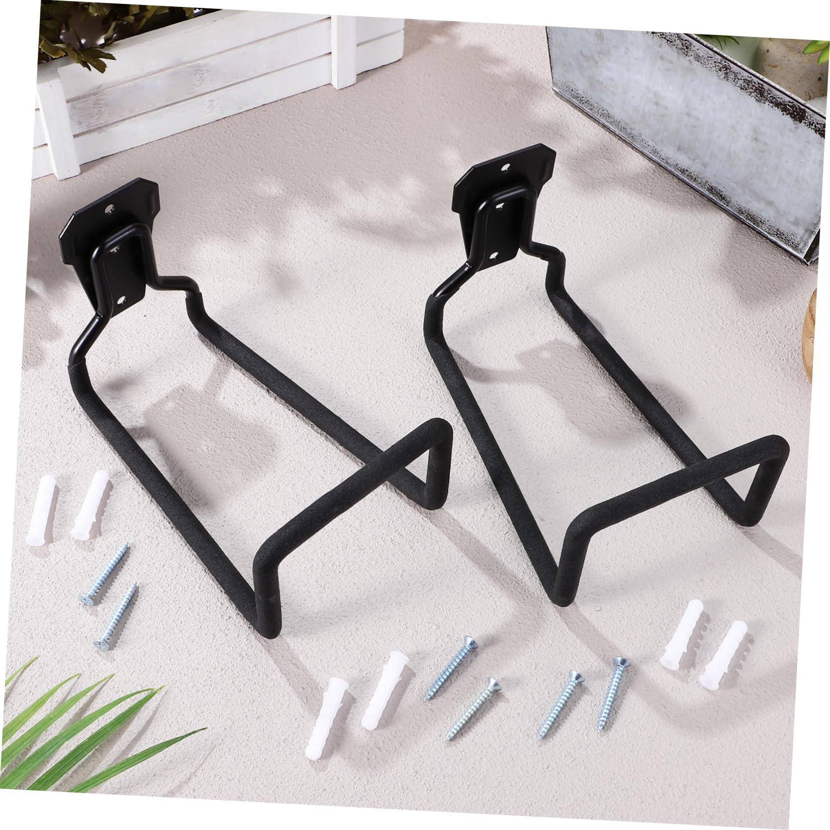 2stücke Haken Für Garage Und Schuppen Wandhaken Für Gartenschlauch Werkzeugaufhänger Aus Metall Universalhaken Zum Aufhängen Schlauchaufbewahrung Mit Hoher Tragfähigkeit